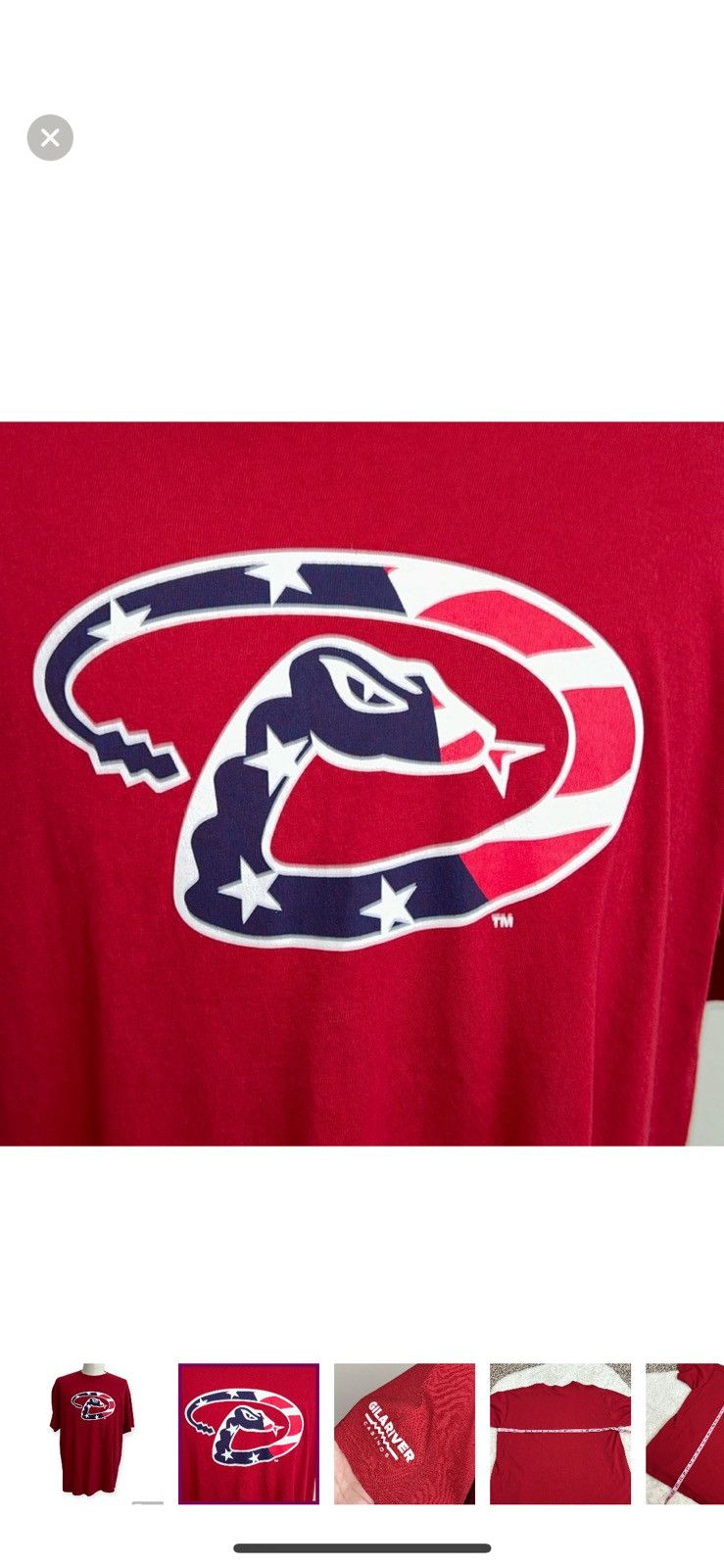 Delta Delta XL Arizona diamondbacks T shirt Size US XL / EU 56 / 4 - 4 Thumbnail