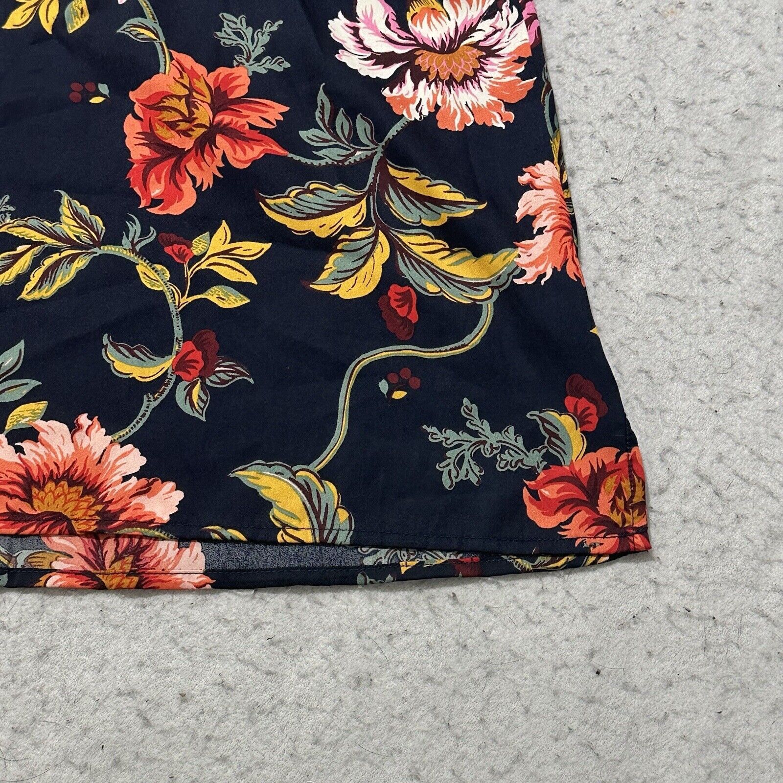 Old Navy Old Navy Small Navy Blue Floral Pajama Tank Top Lightweight Size S / US 4 / IT 40 - 12 Thumbnail