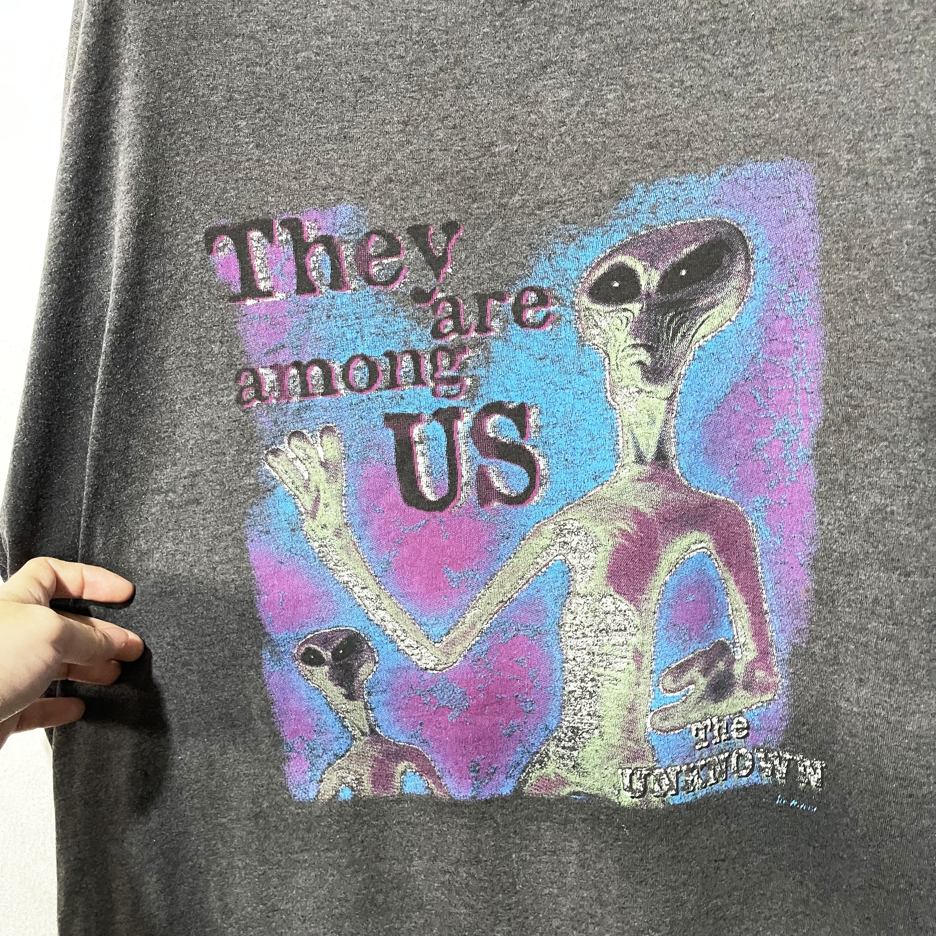 Alien Workshop × Vintage Vintage 90s Alien Shirt Size US XL / EU 56 / 4 - 2 Thumbnail