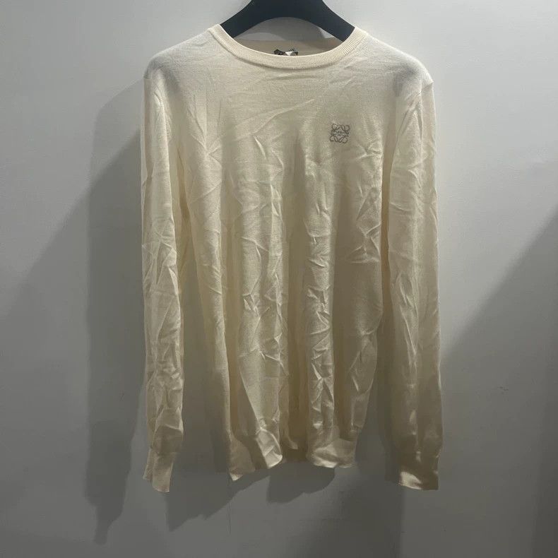 Loewe LOEWE Pure wool round collar turtleneck loose thin long sl Size S / US 4 / IT 40 - 1 Thumbnail