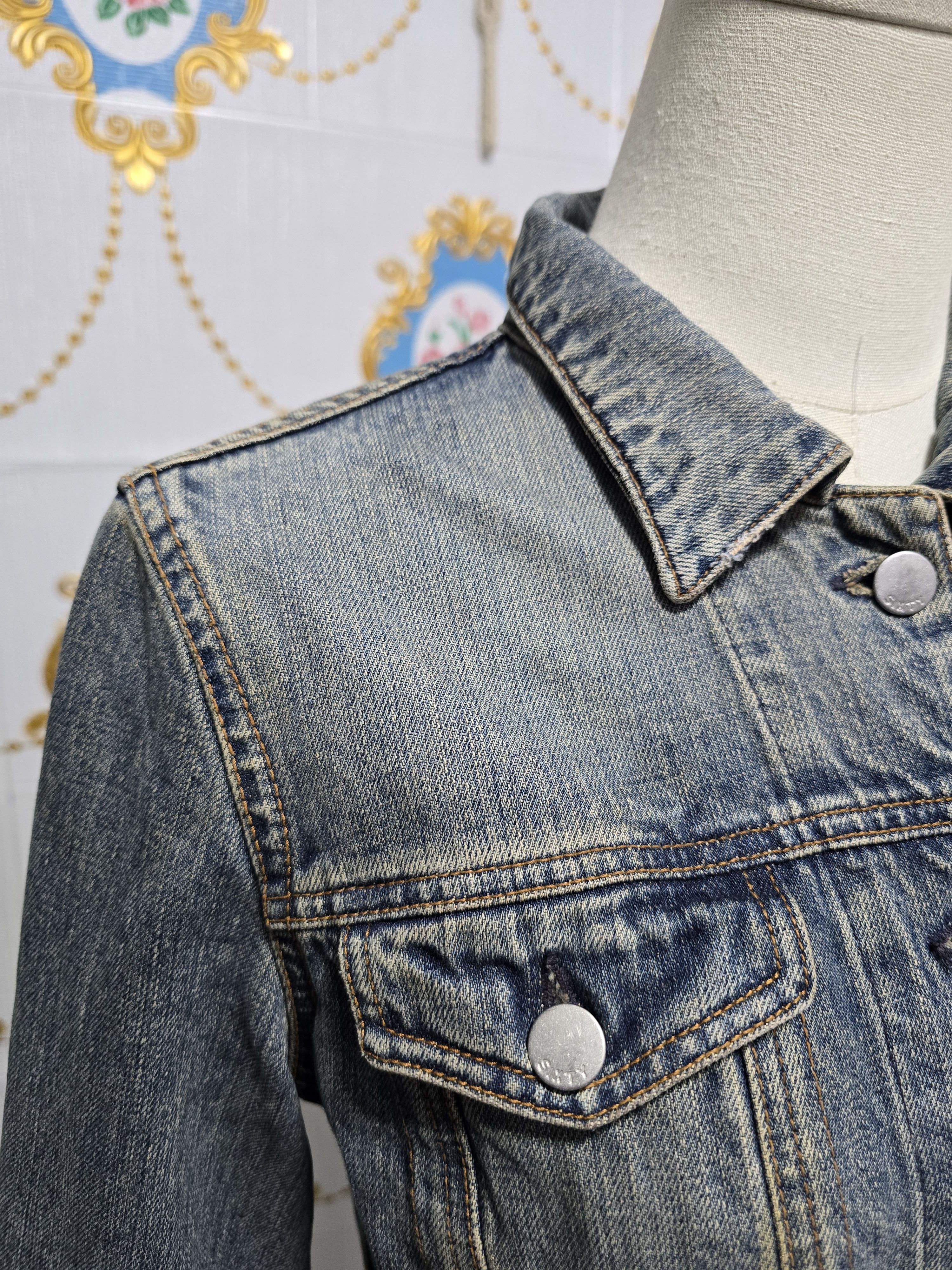Miss Sixty × Vintage MISS SIXTY large Denim Vintage Jacket LIKE NEW CONDITION Size L / US 10 / IT 46 - 6 Thumbnail