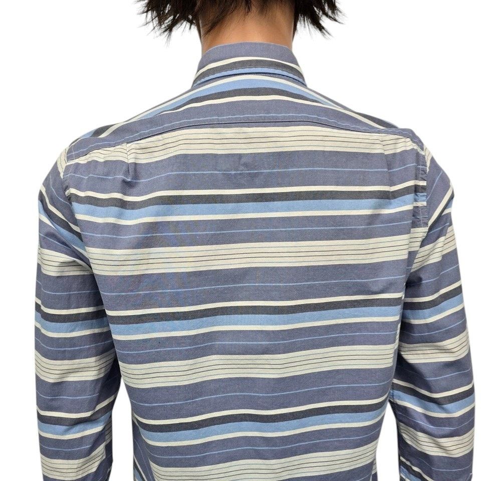 J.Crew J. Crew Shirt M Slim Fit Multicolor Horizontal Striped L/S Size US M / EU 48-50 / 2 - 10 Thumbnail