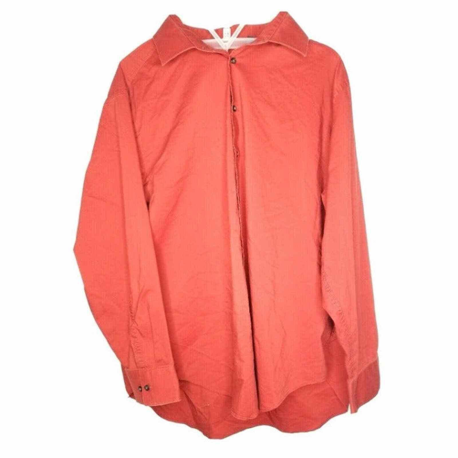 Madison MADISON Light Red Dress Shirt Slim Fit Button Down Collare Size US XXL / EU 58 / 5 - 1 Thumbnail