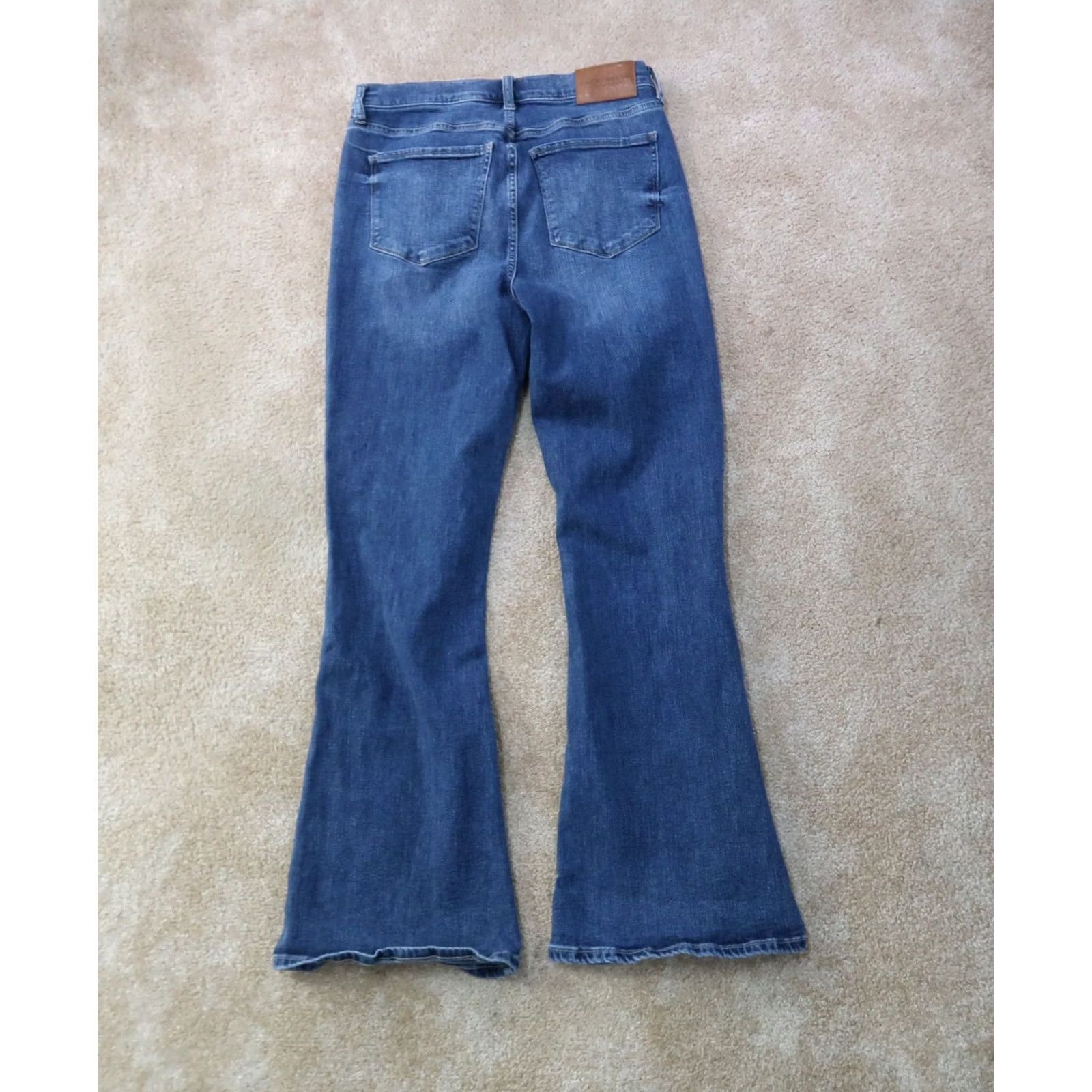 Lucky Brand Lucky Brand High Rise Flare Jeans Women's 10 Blue Denim Stretch Size 32" / US 10 / IT 46 - 7 Thumbnail