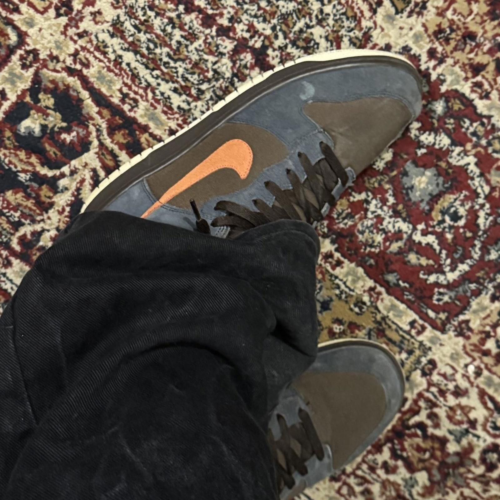 Nike Brown orange & blue Nike Sb Dunk High’s circa 2007 Size US 11 / EU 44 - 2 Thumbnail