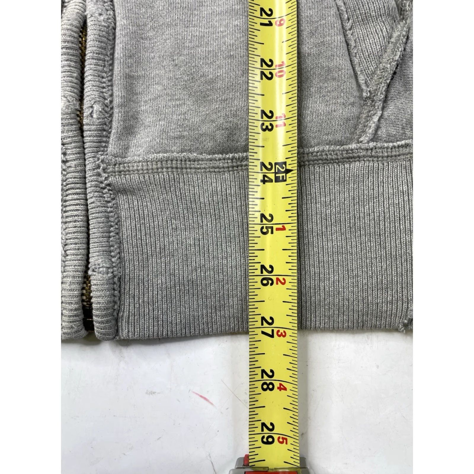 Abercrombie & Fitch VINTAGE Abercrombie & Fitch Hoodie Men Medium Gray Distressed Full Zip Muscle Fit Sweater M Size US M / EU 48-50 / 2 - 5 Thumbnail