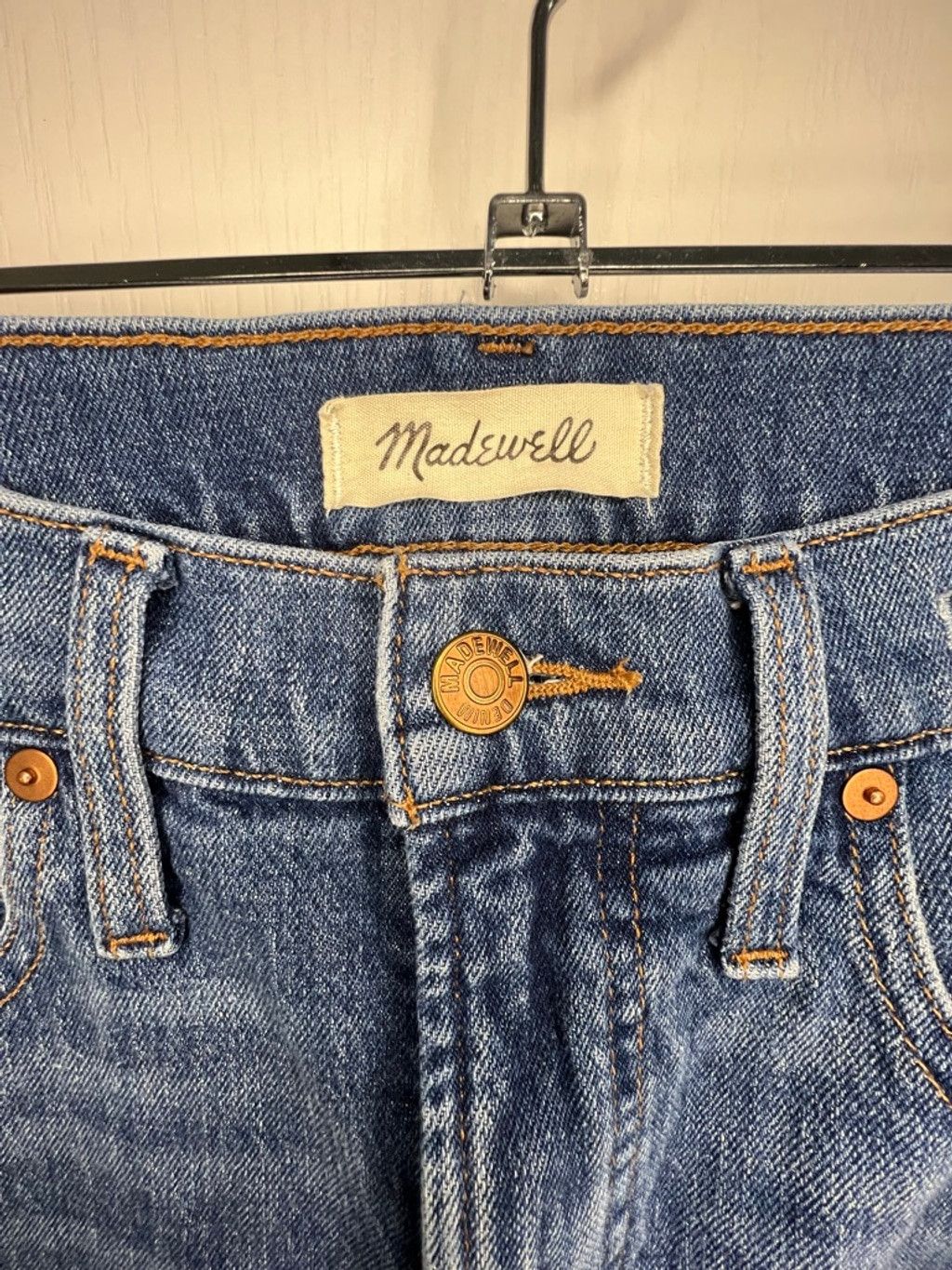Madewell Madewell The Perfect Vintage Medium Wash Straight Leg Jeans Size 27" / US 4 / IT 40 - 2 Thumbnail