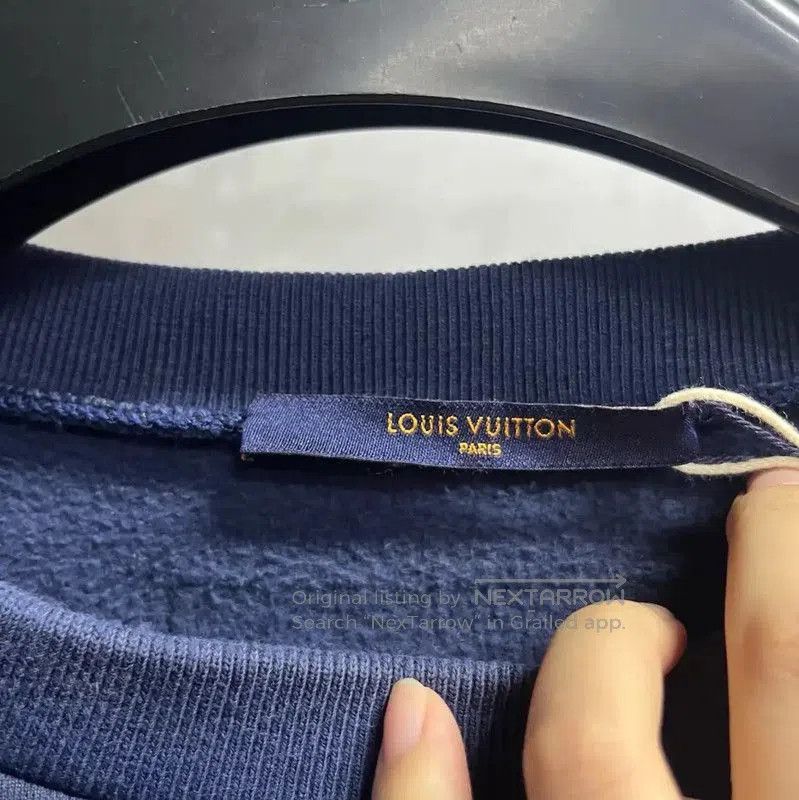 Louis Vuitton Louis Vuitton XXL Blue Cotton Sweatshirt for Men . Size US XXL / EU 58 / 5 - 4 Thumbnail