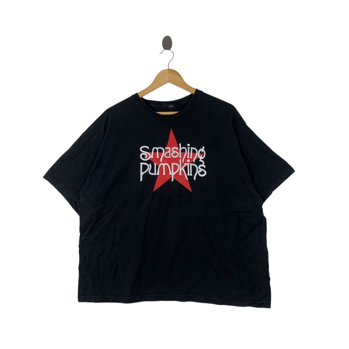 Vintage Vintage THE SMASHING PUMPKINS Zero Star Tee Shirt Top Band Size XL / US 12-14 / IT 48-50 - 1 Thumbnail