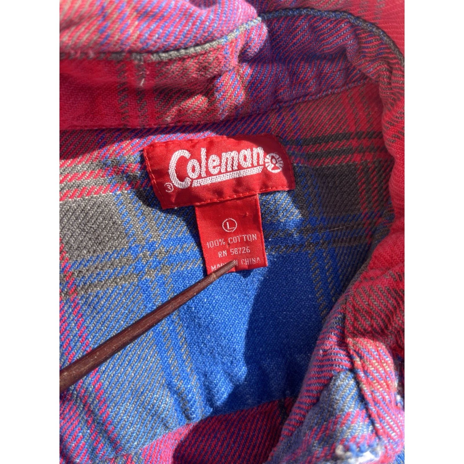 Etro Coleman Shirt Adult L Multicolor Plaid Flannel Button-Up 80s 90s PNW Retro Mens Size US L / EU 52-54 / 3 - 3 Thumbnail