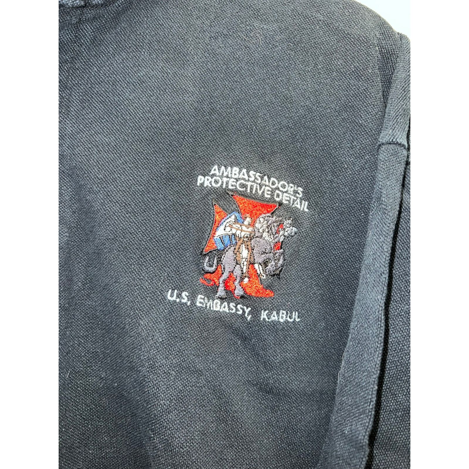 Vintage Vintage US Embassy Polo Shirt Ambassador Detail Kabul Tee XL Size US XL / EU 56 / 4 - 3 Thumbnail