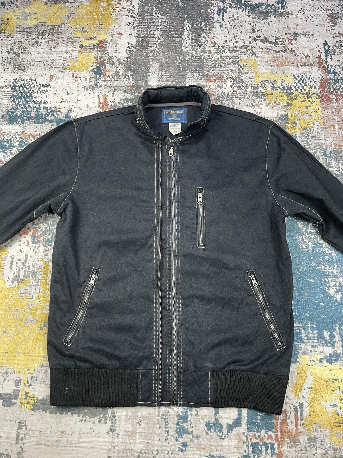Woolrich Woolen Mills Woolrich 2 Way Adjustable Fit Hooded Zipper Jacket Size US L / EU 52-54 / 3 - 7 Thumbnail