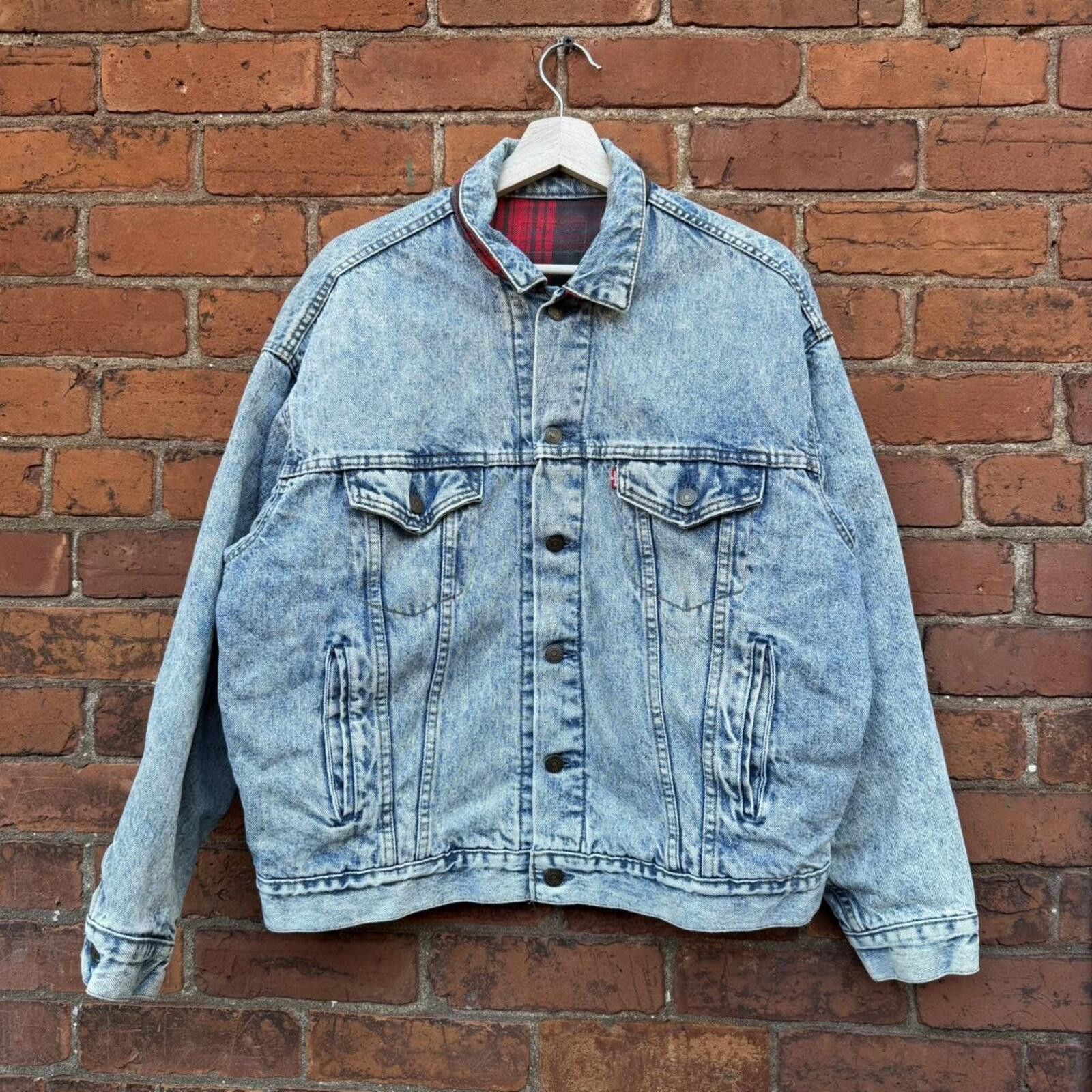 Levi's vintage Levi’s flannel lined jean jacket 1989 M Size US M / EU 48-50 / 2 - 5 Thumbnail