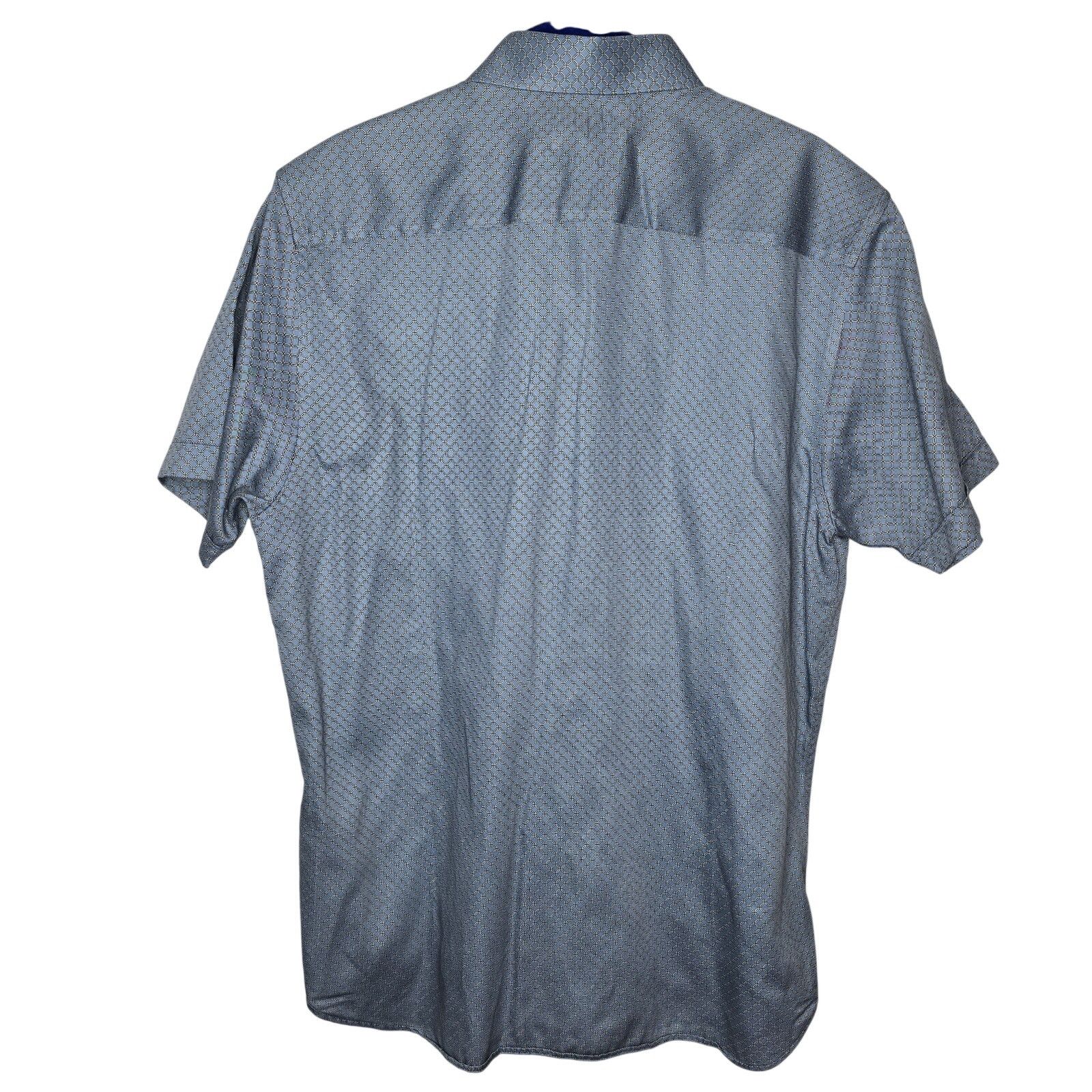 Ted Baker Ted Baker SS Button-down Dress Shirt Size 4 / Large Size US L / EU 52-54 / 3 - 6 Thumbnail