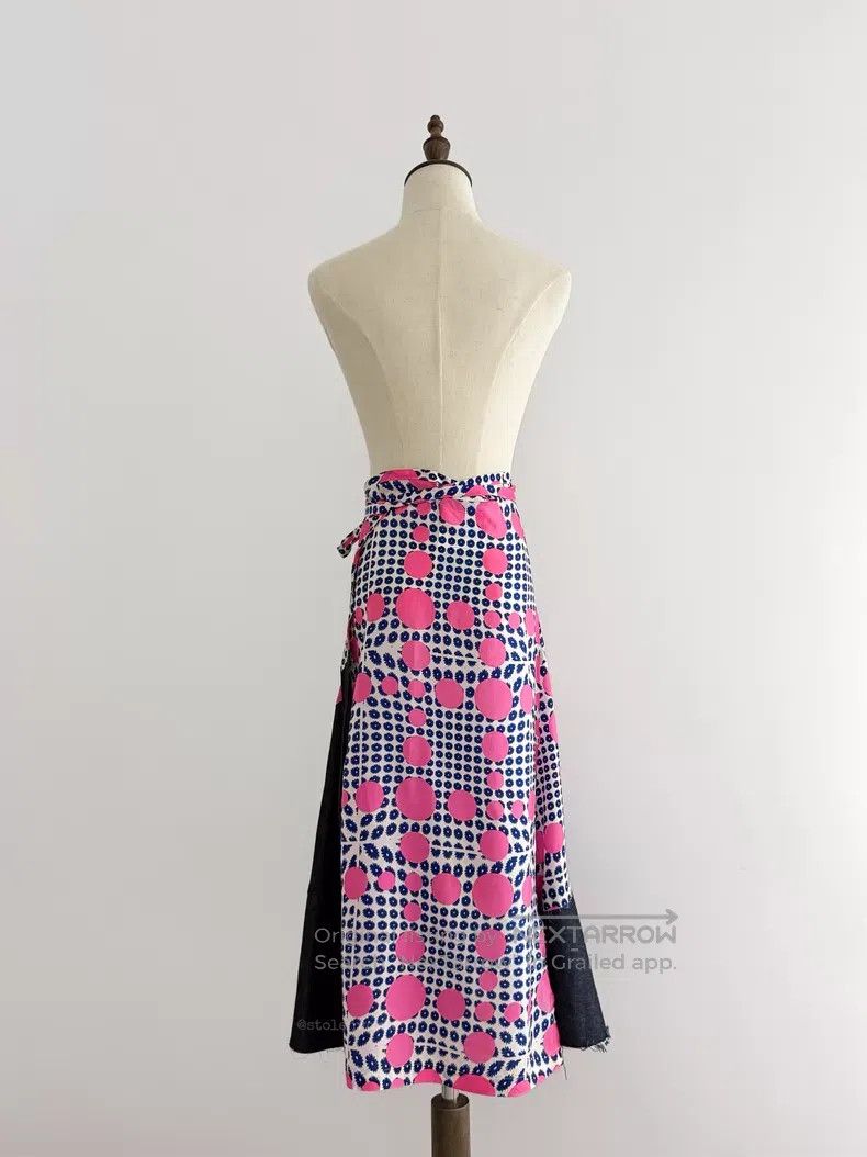 Comme des Garcons Comme Des Garcons size F Polka Dot Patchwork Wrap Skirt Size 23" - 4 Thumbnail