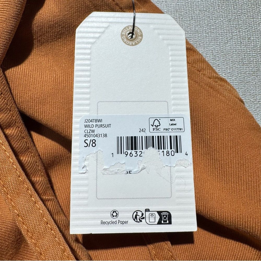 Billabong NWT New BILLABONG Wild Pursuit Toffee Cotton Romper Size S Size 28" / US 6 / IT 42 - 8 Thumbnail