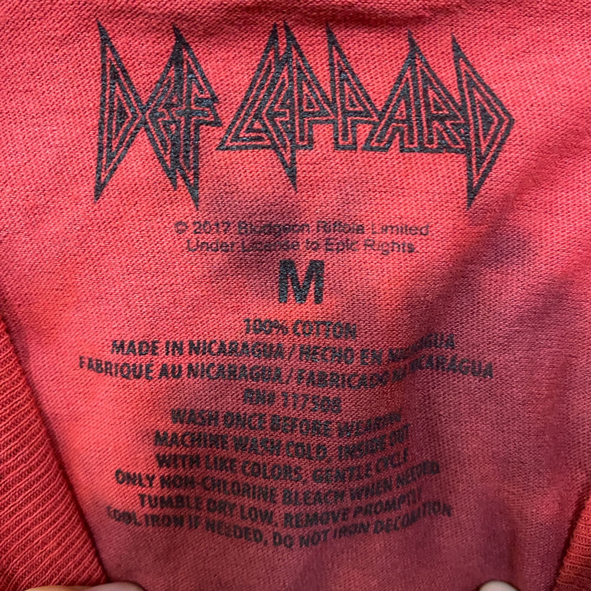 Def Leppard Def Leppard Pyromania 83 US Tour Tie Dye Long Sleeve T-Shirt Size US M / EU 48-50 / 2 - 4 Thumbnail
