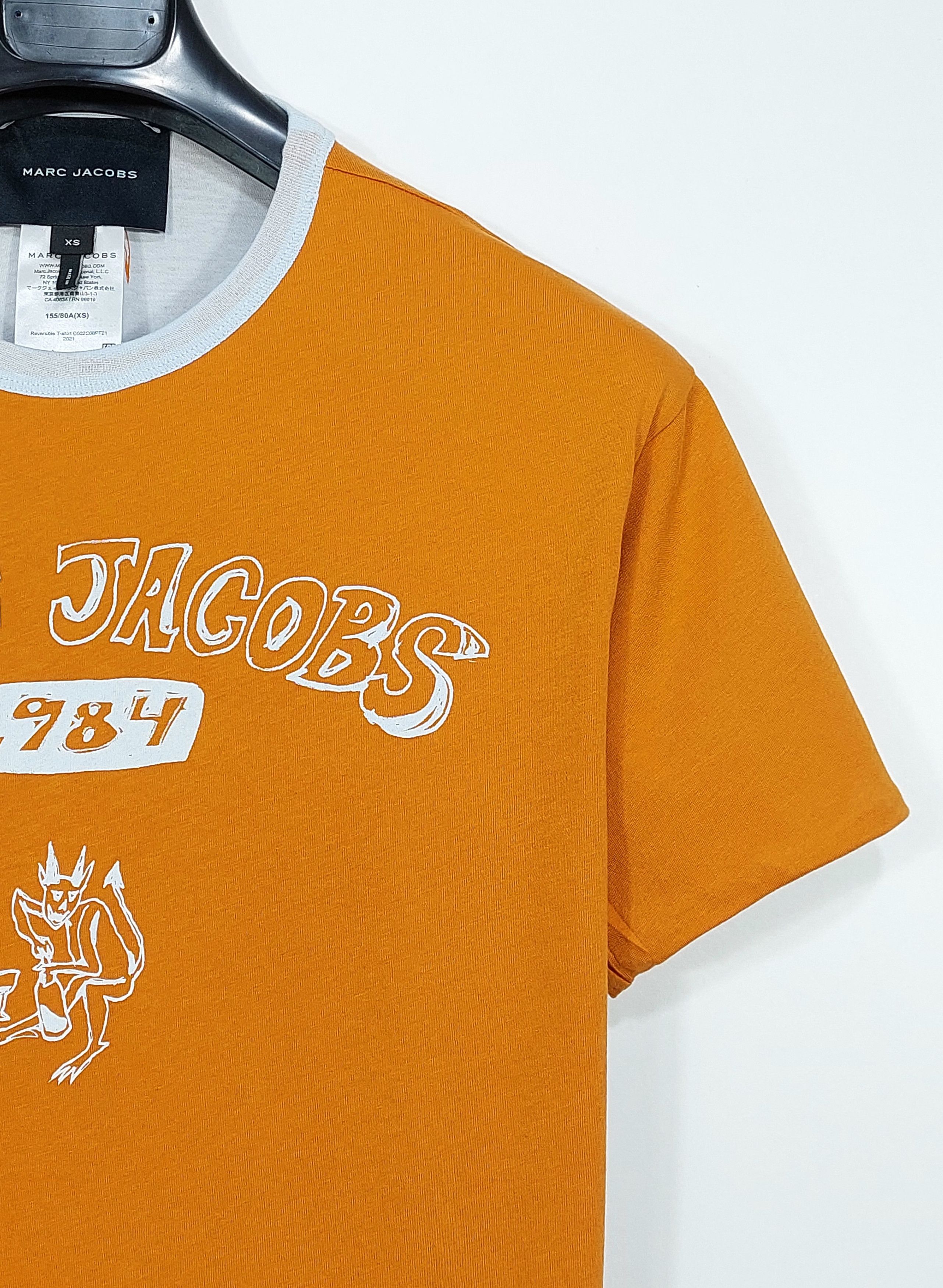 Marc Jacobs reversible cotton tshirt - orange XS Size XS / US 0-2 / IT 36-38 - 5 Thumbnail