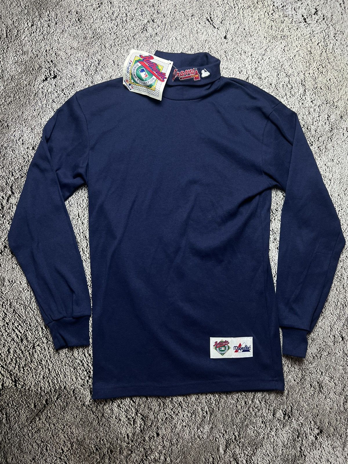 Majestic VTG 90’s NWT‼️Atlanta Braves MLB majestic USA turtleneck Size US L / EU 52-54 / 3 - 1 Thumbnail