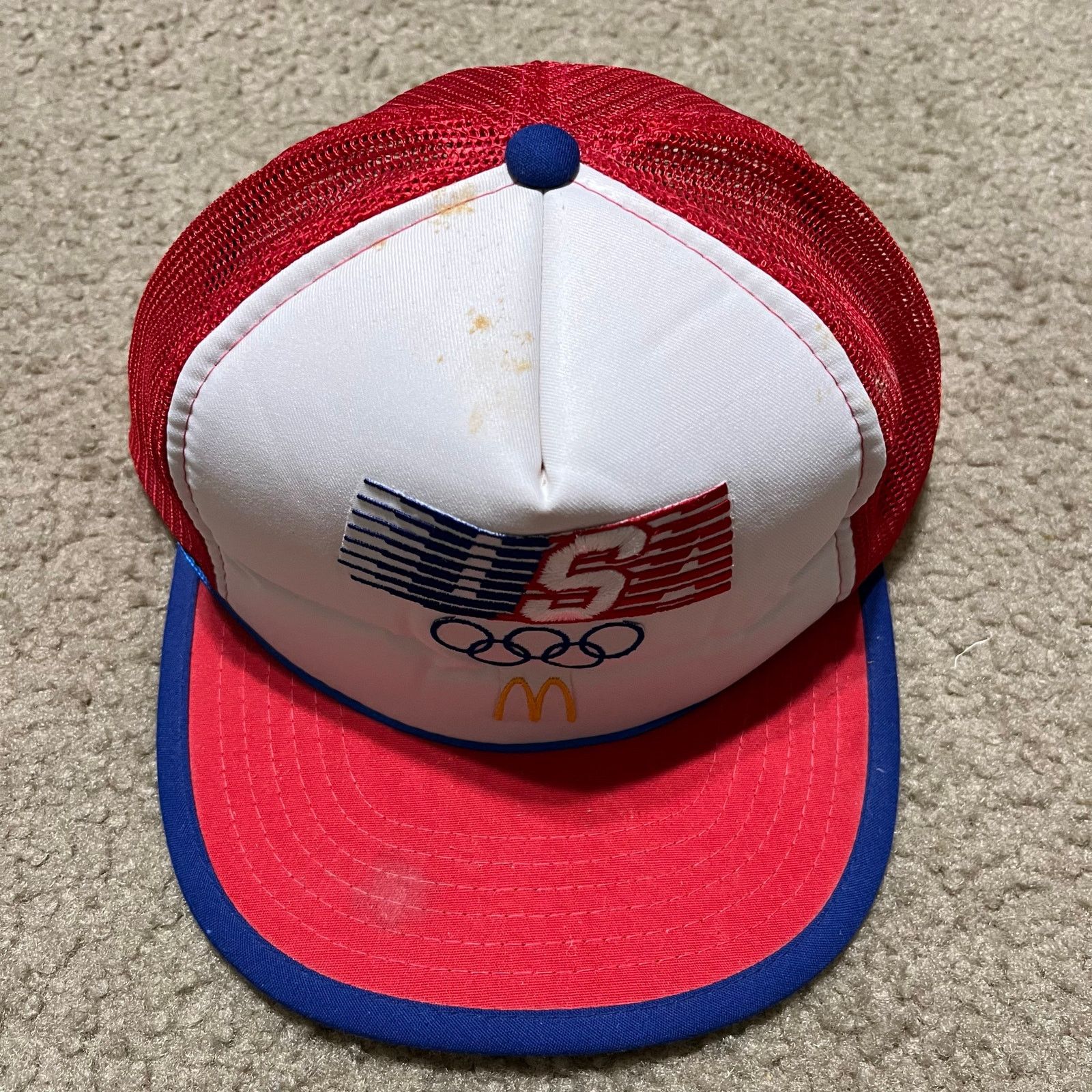 Other Vintage 1984 USA Olympics McDonald’s Red White Blue Trucker Size ONE SIZE - 3 Thumbnail