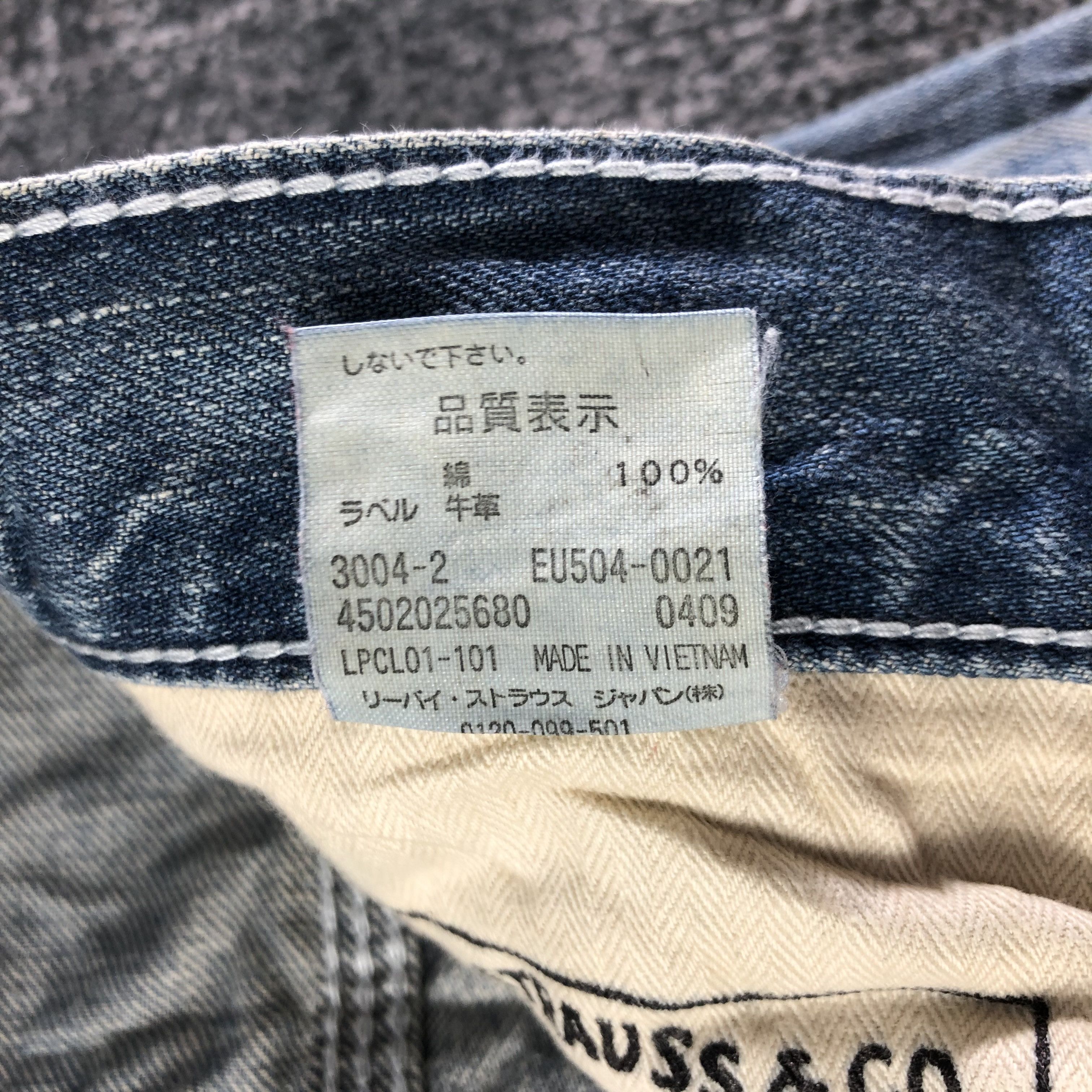 Levi's Vintage Levis 504 Jeans Medium Wash Denim KJ3105 Size US 32 / EU 48 - 10 Thumbnail