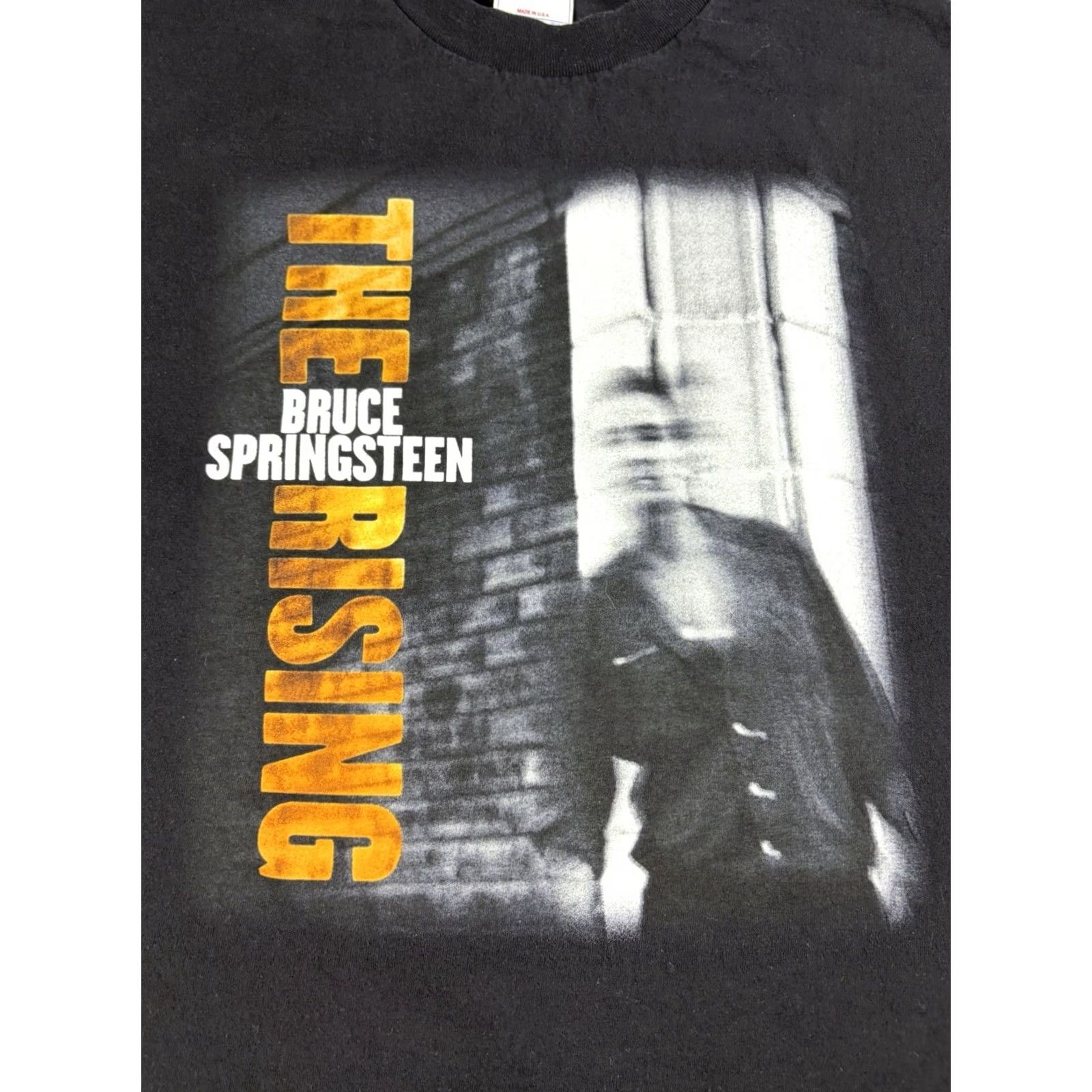 Vintage VINTAGE Bruce Springsteen The Rising T-Shirt XL Black Crew Neck Men Short Sleeve Graphic Print USA 2002 E Street Band MyDyer Size US XL / EU 56 / 4 - 2 Thumbnail