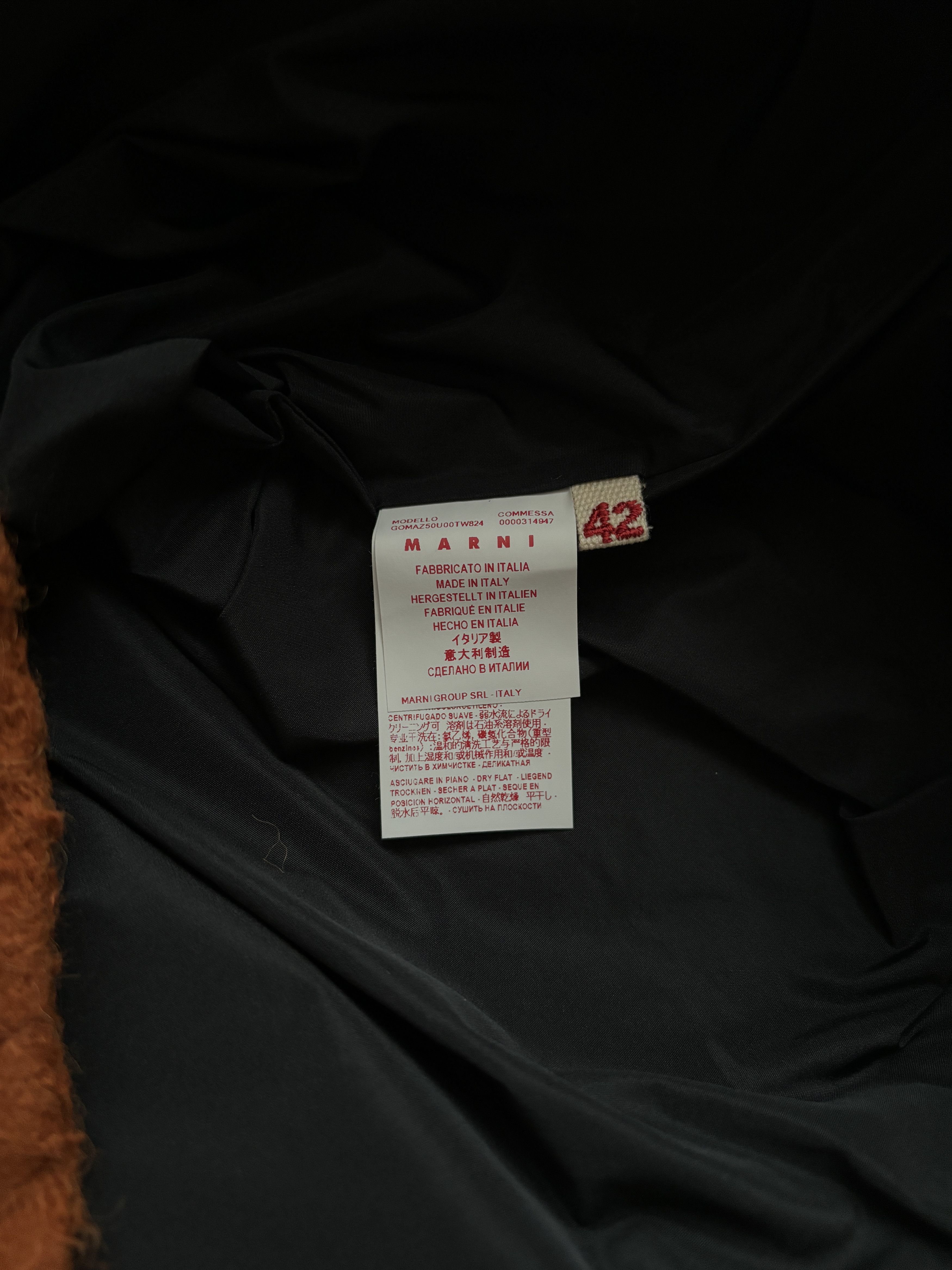 Marni ⚡️QUICK SALE⚡️Marni Clay Ratinee Alpaca Wool Silk Skirt Size 32" / US 10 / IT 46 - 4 Thumbnail