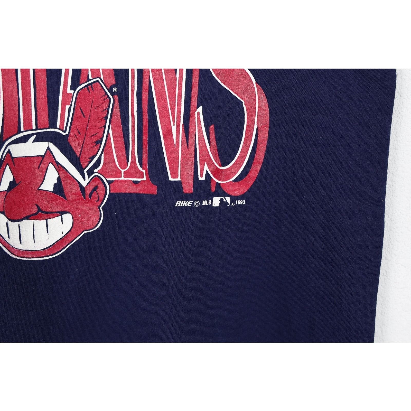 Vintage Vintage 1993 Cleveland Indians MLB Sportswear Tshirt Tee 90s Size US M / EU 48-50 / 2 - 4 Thumbnail