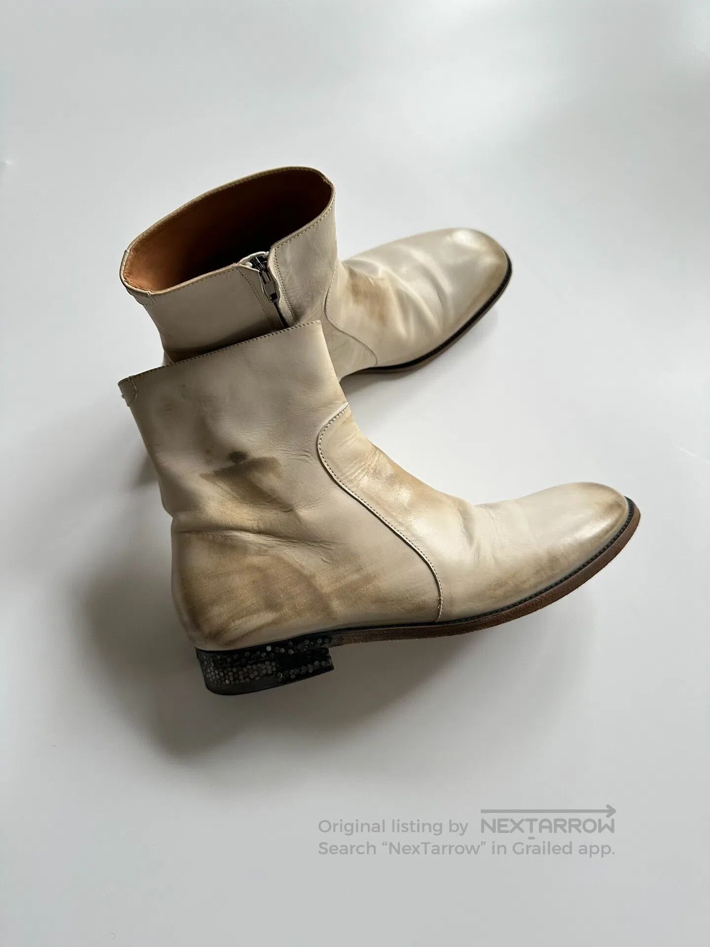 Other Maison Margiela 09AW Burnt leather shoes| Size US 10 / EU 43 - 1 Thumbnail