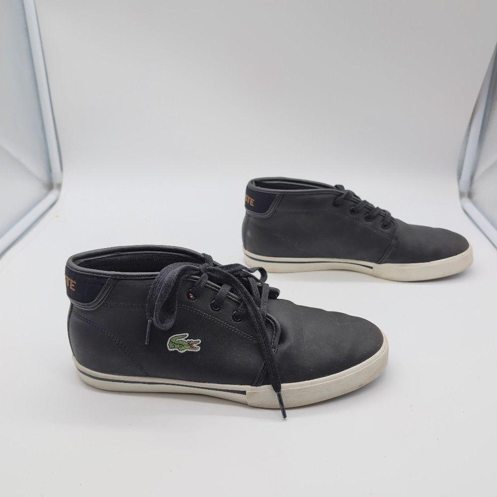 Lacoste Lacoste Izod Alligator Men's Black Ampthill Sneakers sz 7 Size US 7 / EU 40 - 7 Thumbnail