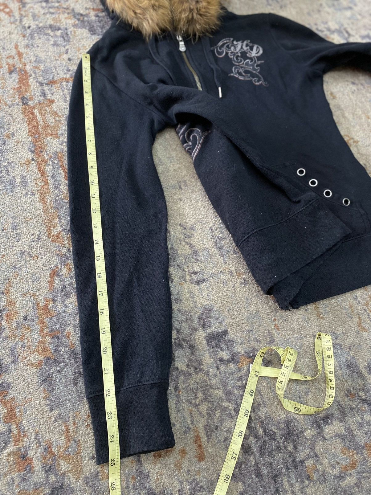 Harley Davidson × If Six Was Nine × Vintage Fur Hoodie studdet harley davidson Lgb Styled Size US M / EU 48-50 / 2 - 10 Thumbnail