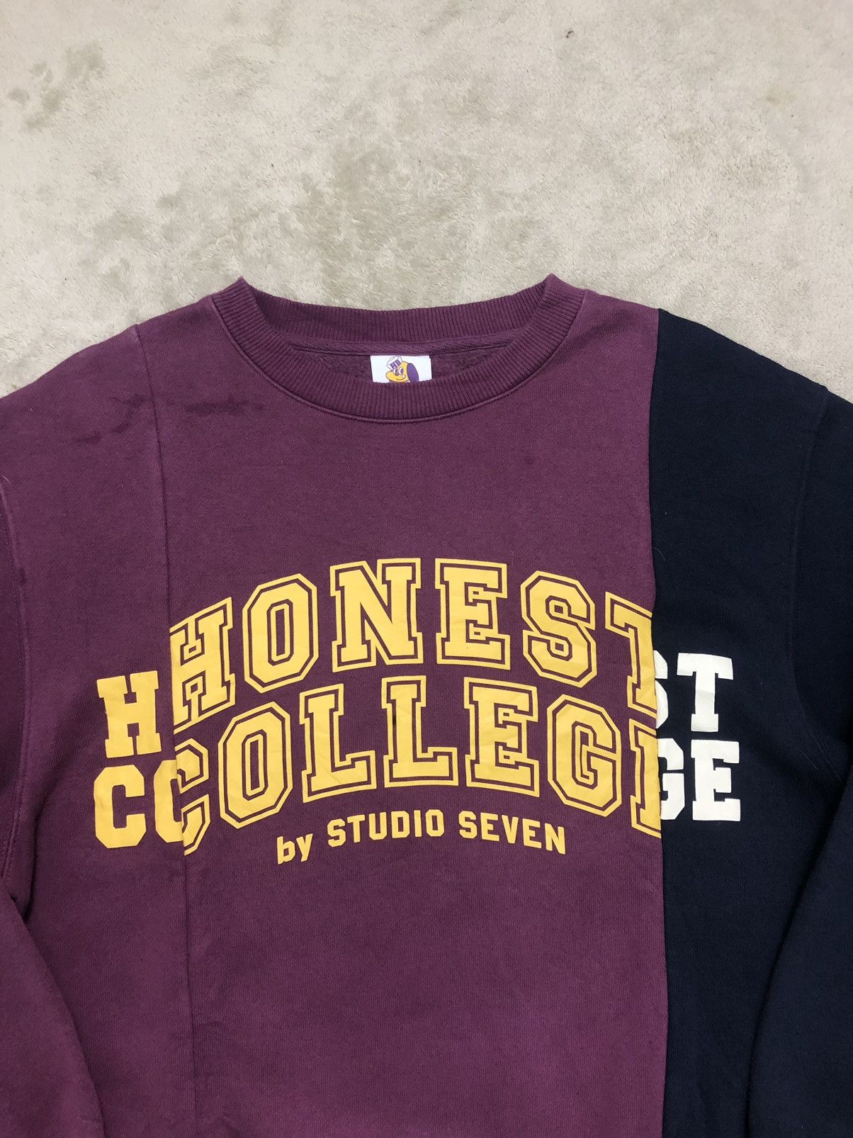 Nigo Honest College by Studio Seven Crewneck Split Sweatshirt Size US M / EU 48-50 / 2 - 3 Thumbnail