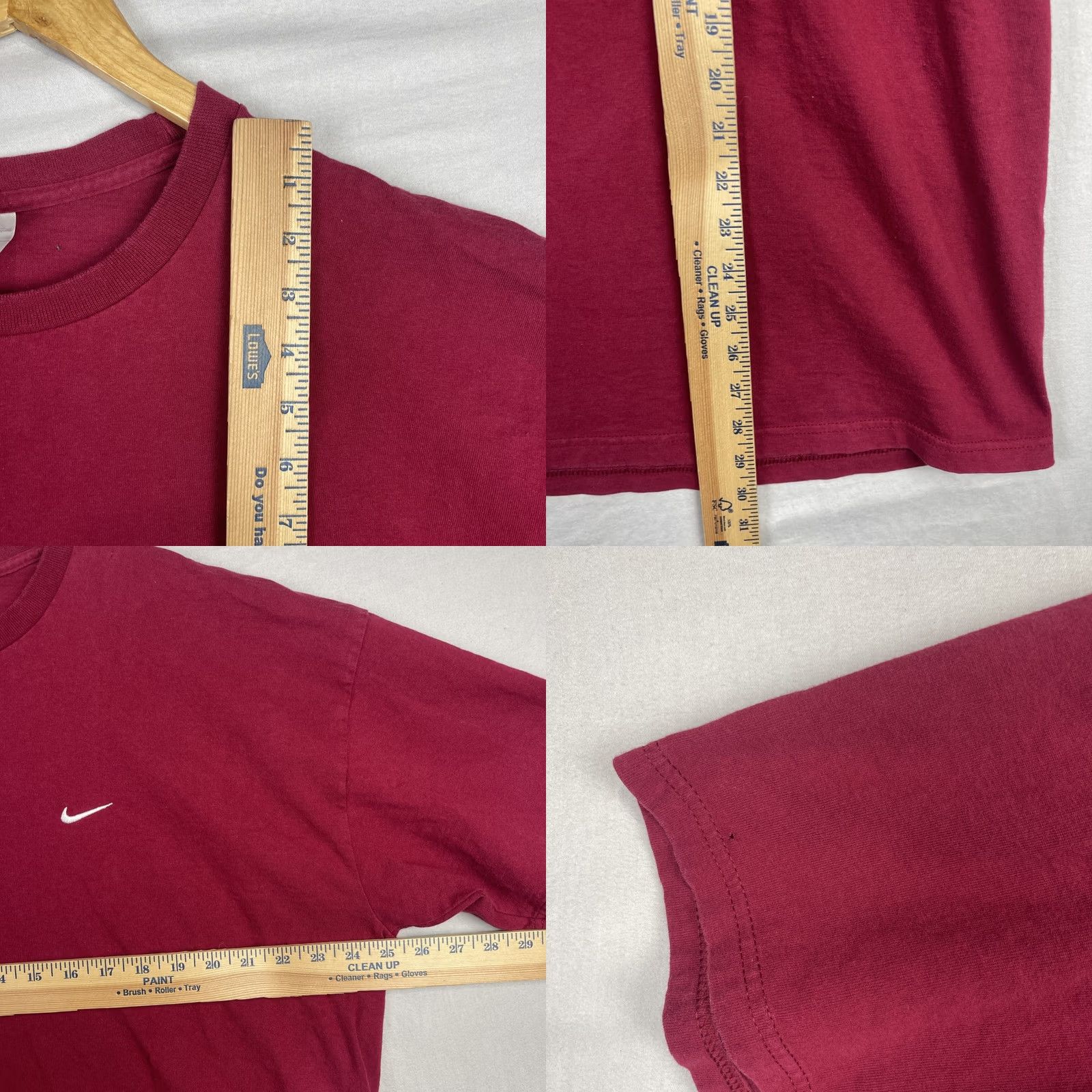 Nike VINTAGE Nike Shirt Mens XL Swoosh Logo Streetwear Adult Y2K Maroon Purple Logo Embroidered Short Sleeve Crew Neck T-Shirt Size US XL / EU 56 / 4 - 8 Thumbnail