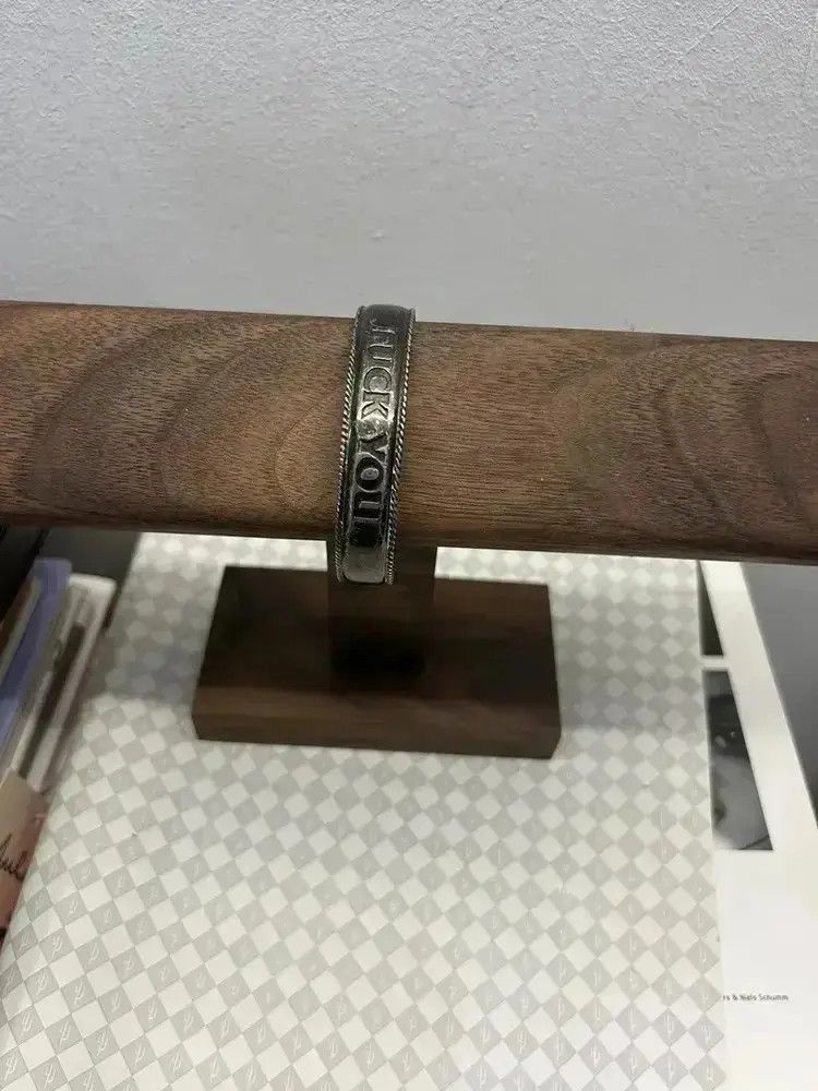Number (N)ine Number Nine fuck you silver 925 bracelet-2507 Size ONE SIZE - 6 Thumbnail