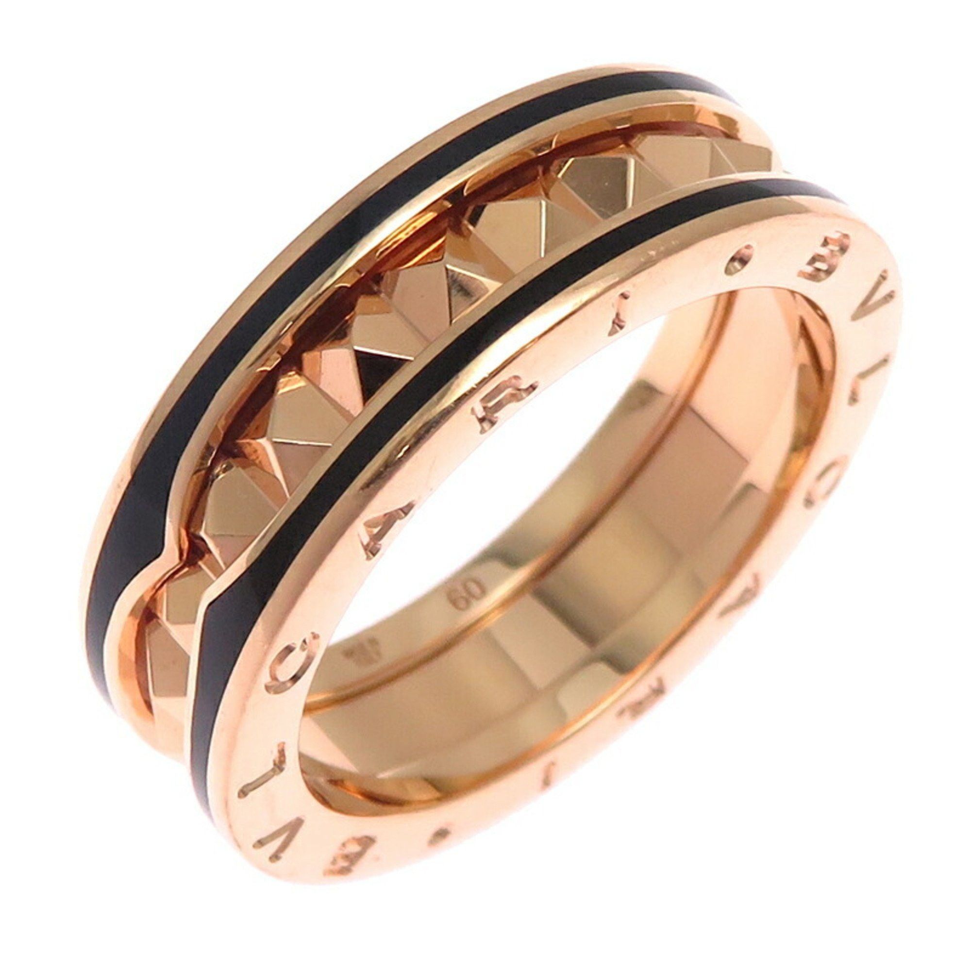 Bvlgari Bvlgari #60 B.zero1 Rock 1-Band Women's and Men's Ring, 358258, 750 Pink Gold, Size 19.5 Size ONE SIZE - 1 Thumbnail