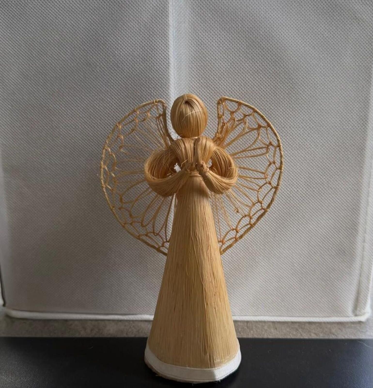 Other Vintage Corn Husk Straw Praying Angel Topper Philippines Size ONE SIZE - 1 Thumbnail