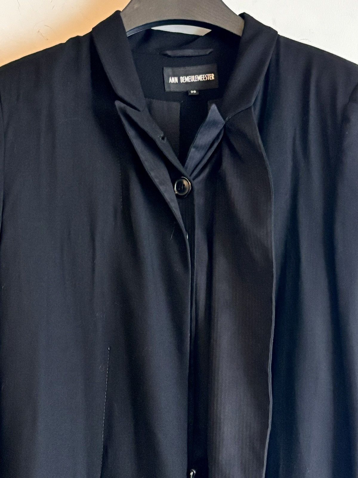 Ann Demeulemeester Ann Demeulemeester | Dual-Structured Suit Jacket Size XS / US 0-2 / IT 36-38 - 4 Thumbnail