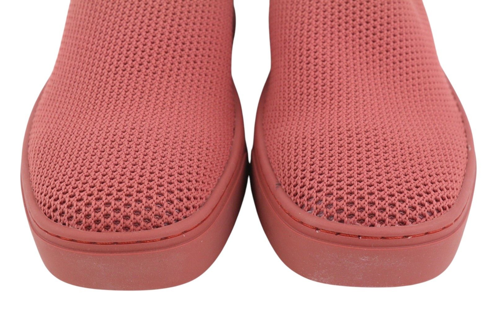 MAX&Co. EU38 Brick Red Textured Slip Square Sole Toe 88724 Size US 7 / IT 37 - 4 Thumbnail