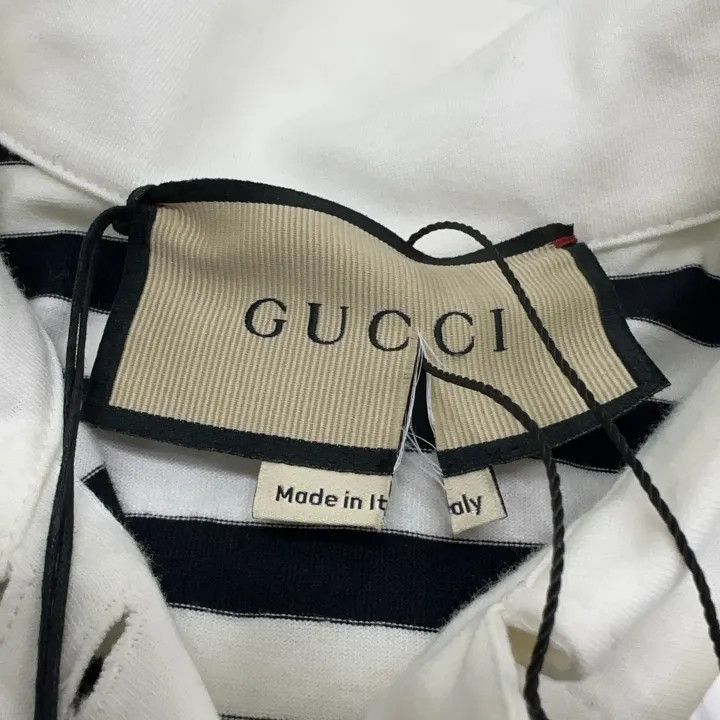Gucci Gucci Gucci Striped Long Sleeve Polo Dress -2506 Size US XXS / EU 40 - 5 Thumbnail
