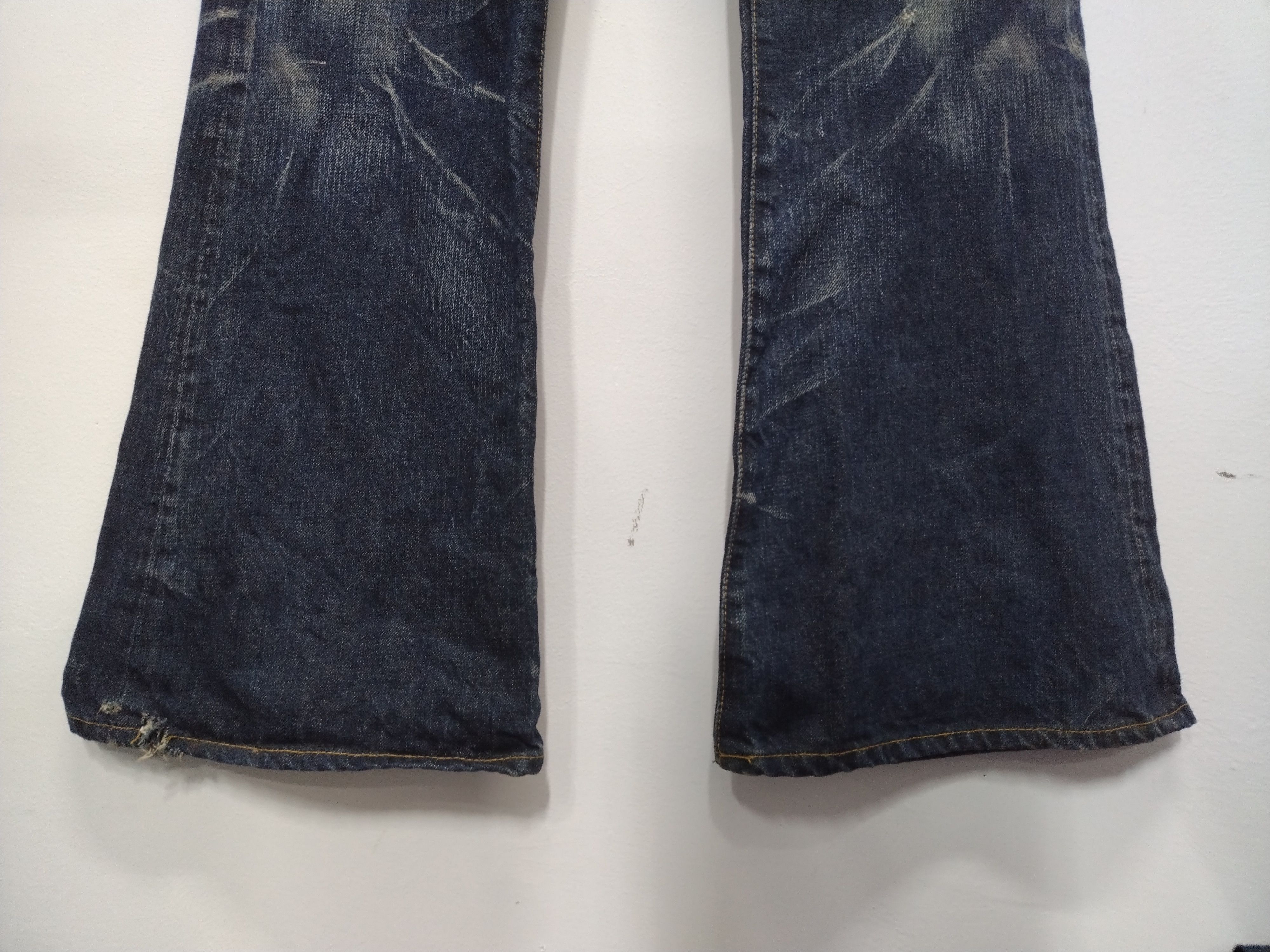 Justin Marvelous awesome Distressed like new Justin BOOT CUT jeans Size US 34 / EU 50 - 14 Thumbnail