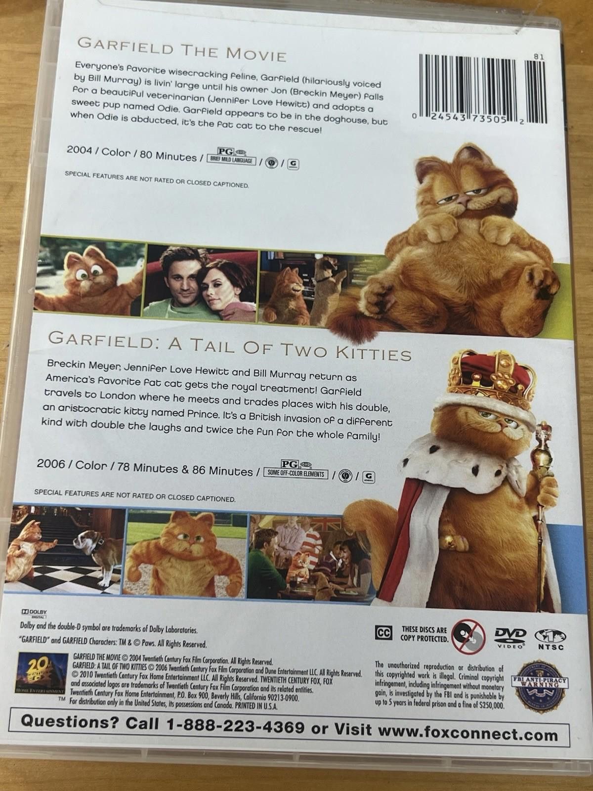 Other Garfield the Movie, Garfield A Tail Of Two Kitties Size ONE SIZE - 10 Thumbnail