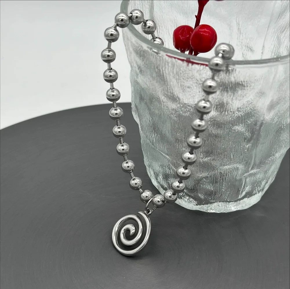 Vintage Y2K Stainless Steel Beads Chain Size ONE SIZE - 4 Thumbnail