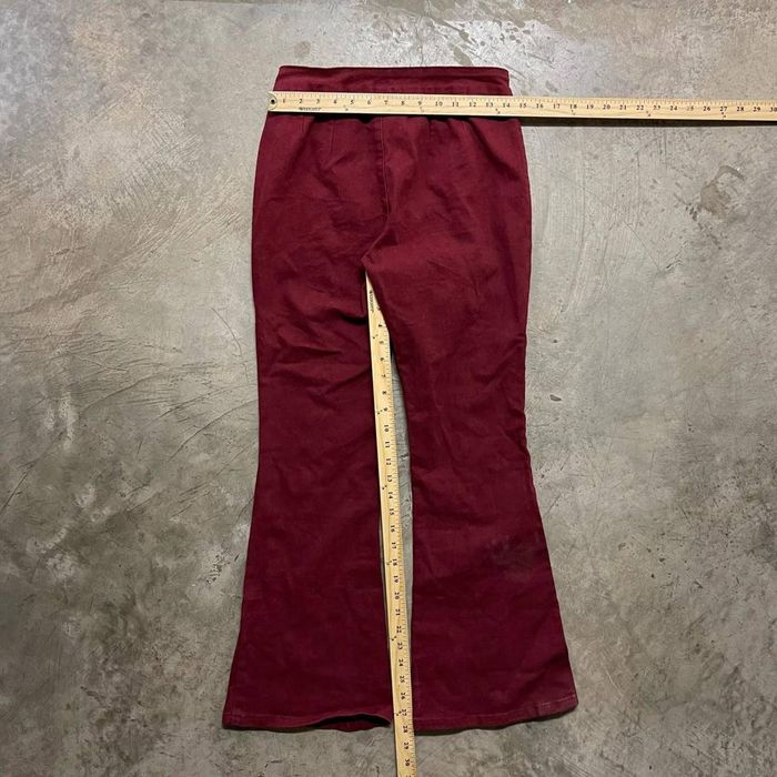 Cider Cider New with Tags Vintage Y2k Style Flared Pants Red Small