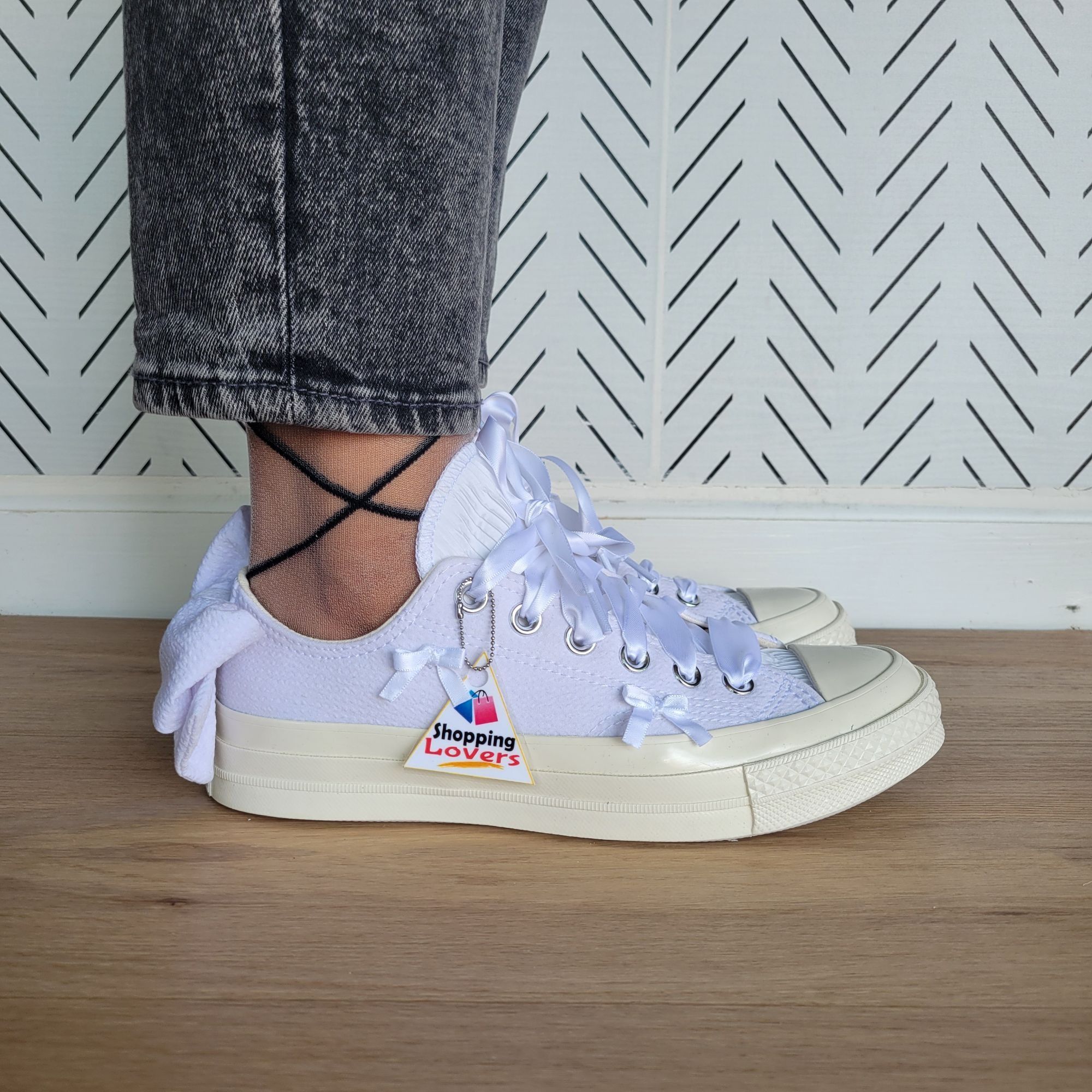 Converse ⭐Converse Chuck 70 OX Bow Sz 9 Womens Shoes Retro Sneakers W Size US 9 / IT 39 - 12 Thumbnail