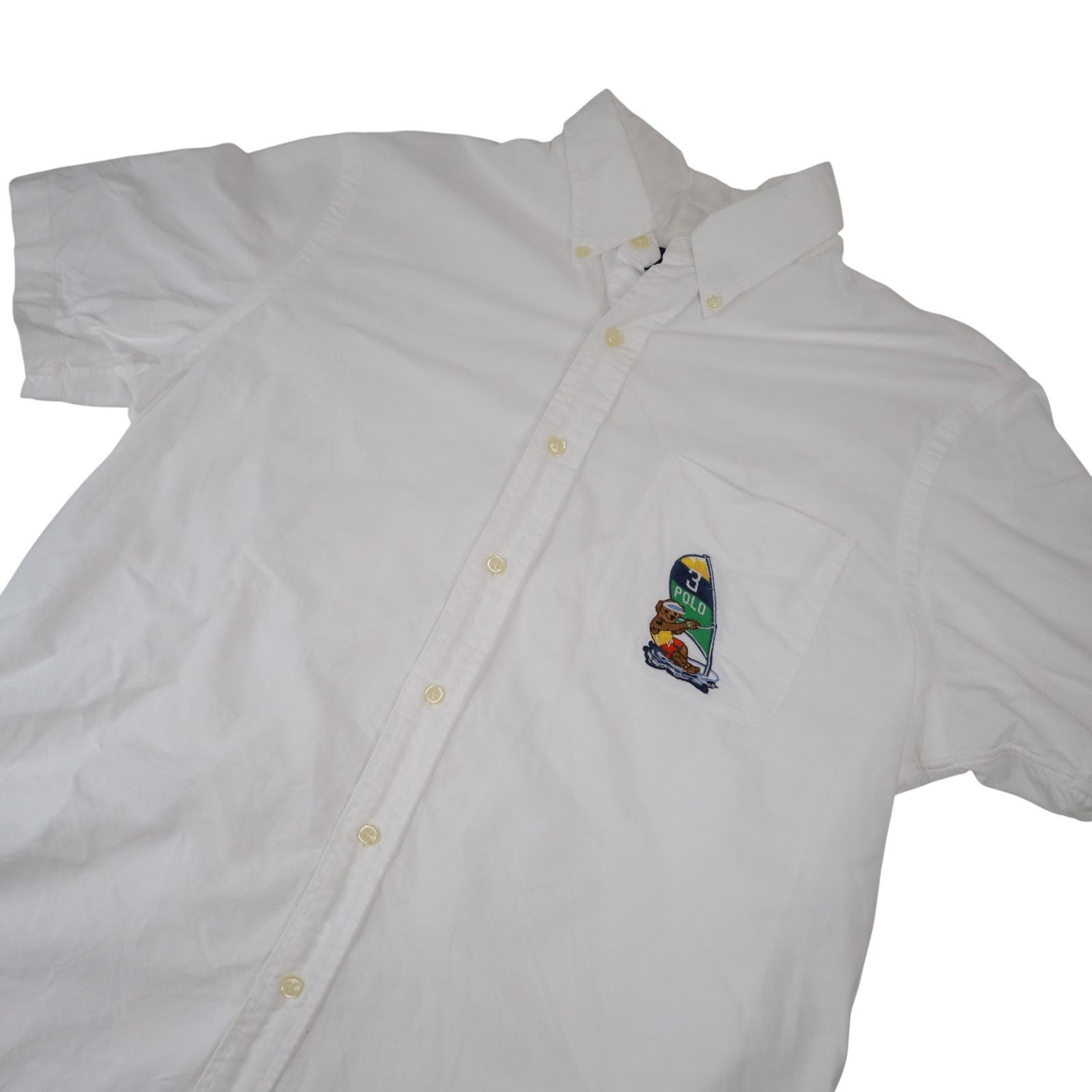 Polo Ralph Lauren Polo Ralph Lauren Surfing Bear Button Up Shirt Size US S / EU 44-46 / 1 - 2 Thumbnail