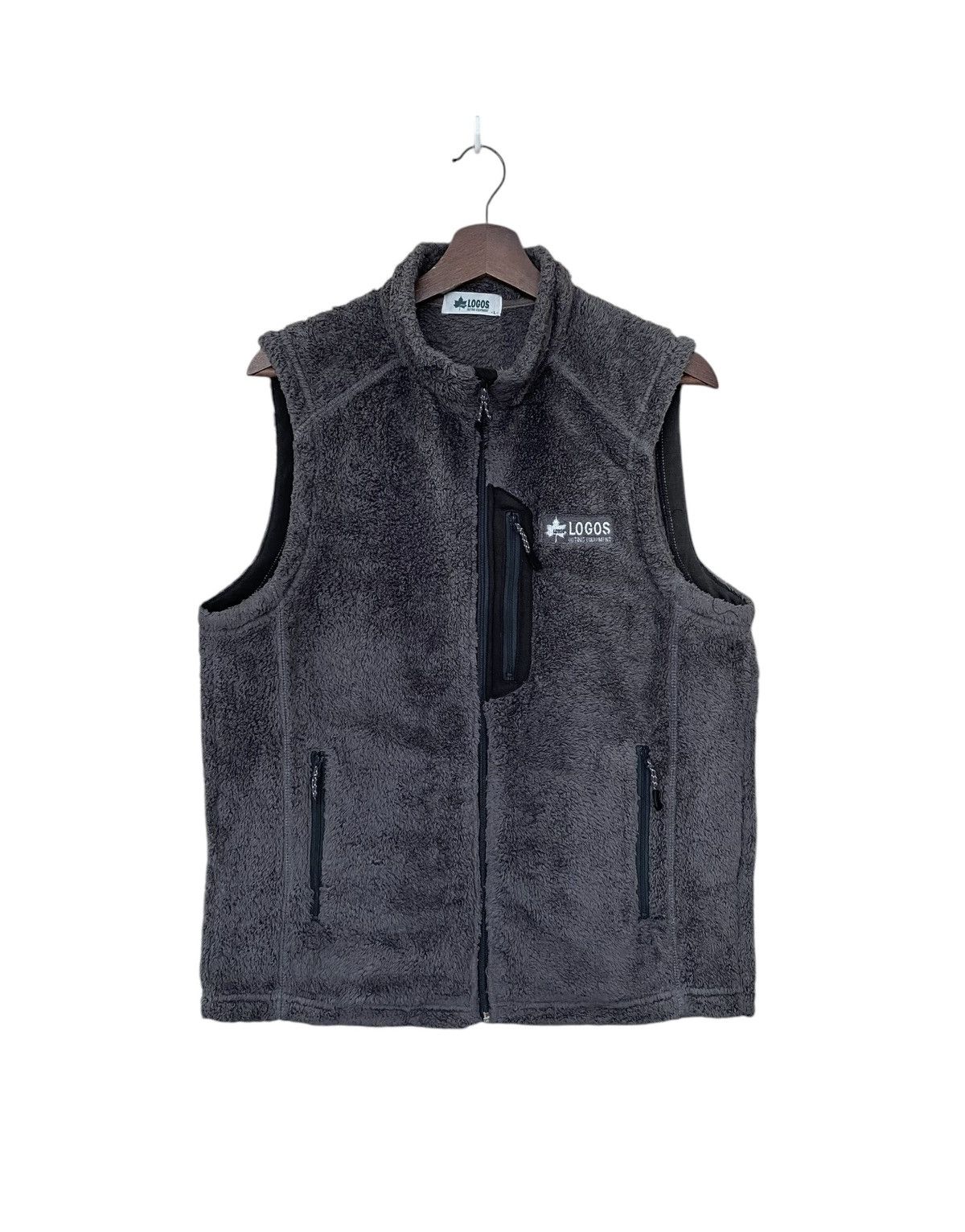 Vintage Vintage Brand Logos Fleece Vest 2000s Size US L / EU 52-54 / 3 - 1 Thumbnail