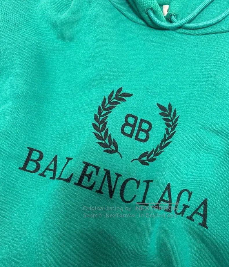 Balenciaga Balenciaga Lake Green Sweatshirt Size US M / EU 48-50 / 2 - 3 Thumbnail