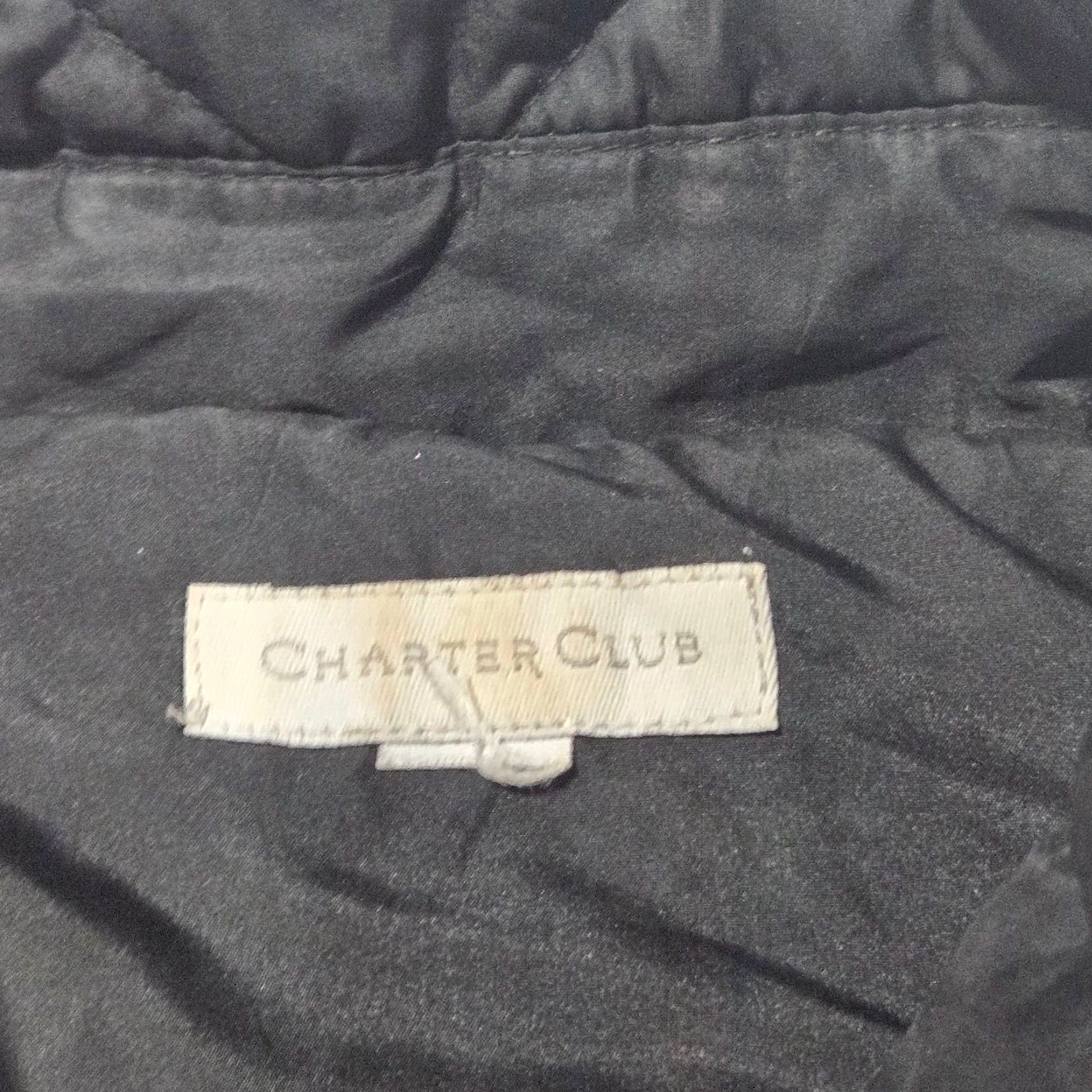 Charter Club Charter Club Black Button Up Quilted Puffer Vest Preppy Adult Women's L Large Size L / US 10 / IT 46 - 3 Thumbnail