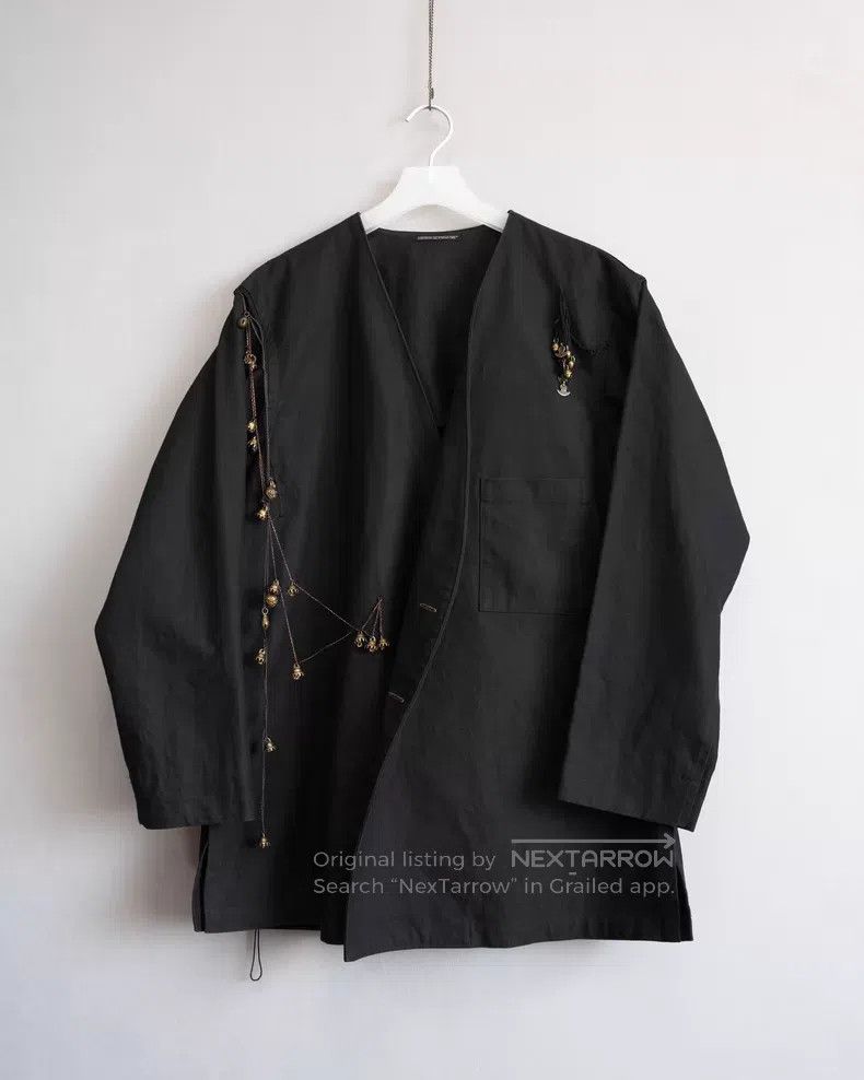 Yohji Yamamoto Yohji Yamamoto 17SS bell detail jacket with decorative met Size US L / EU 52-54 / 3 - 1 Thumbnail
