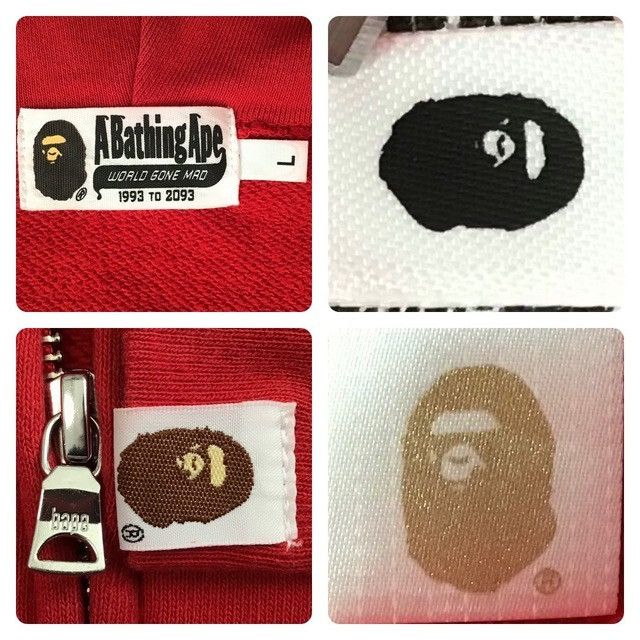 Bape BAPE Red camo shark full zip hoodie a bathing ape Size US L / EU 52-54 / 3 - 8 Thumbnail
